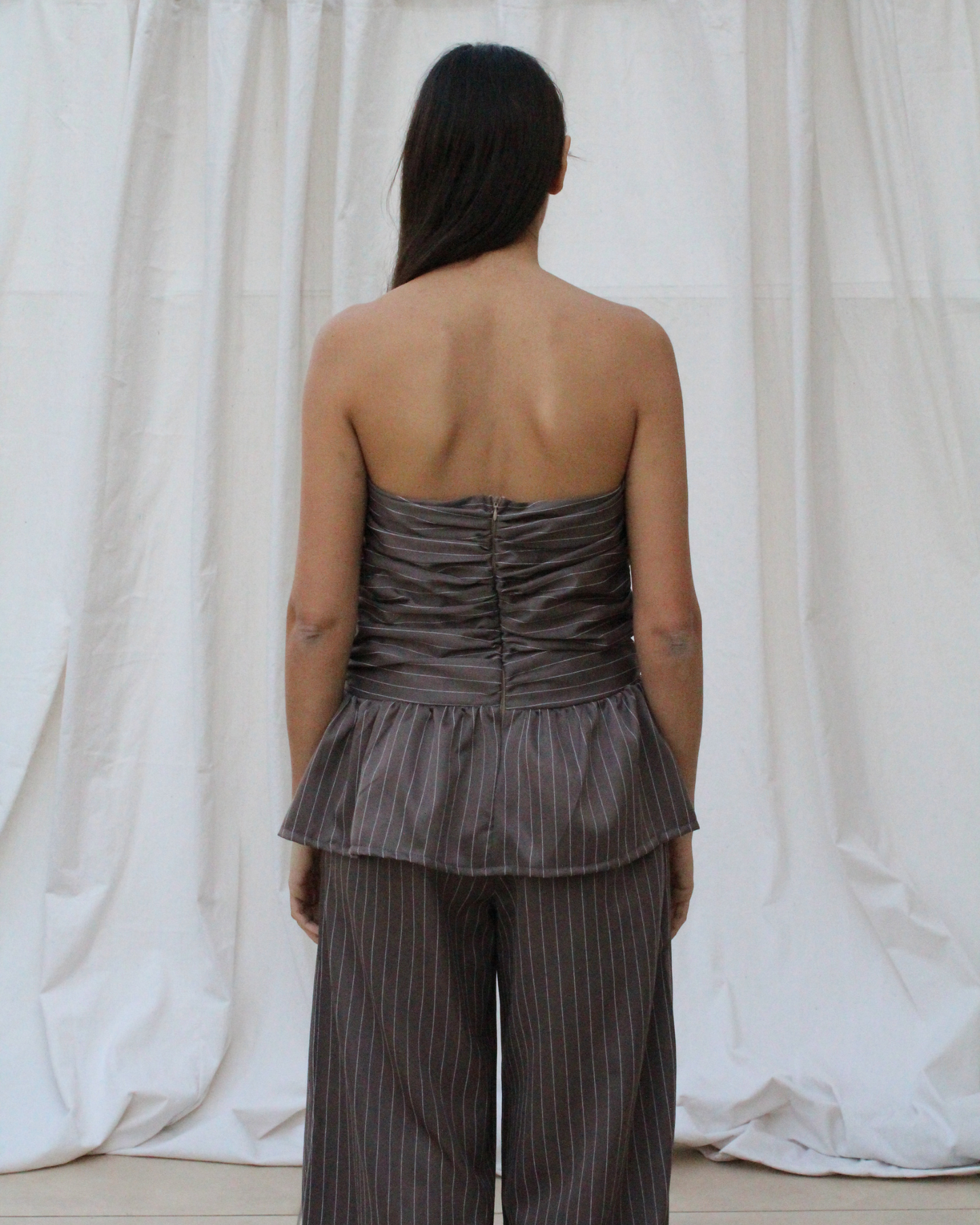 Dance top in brown