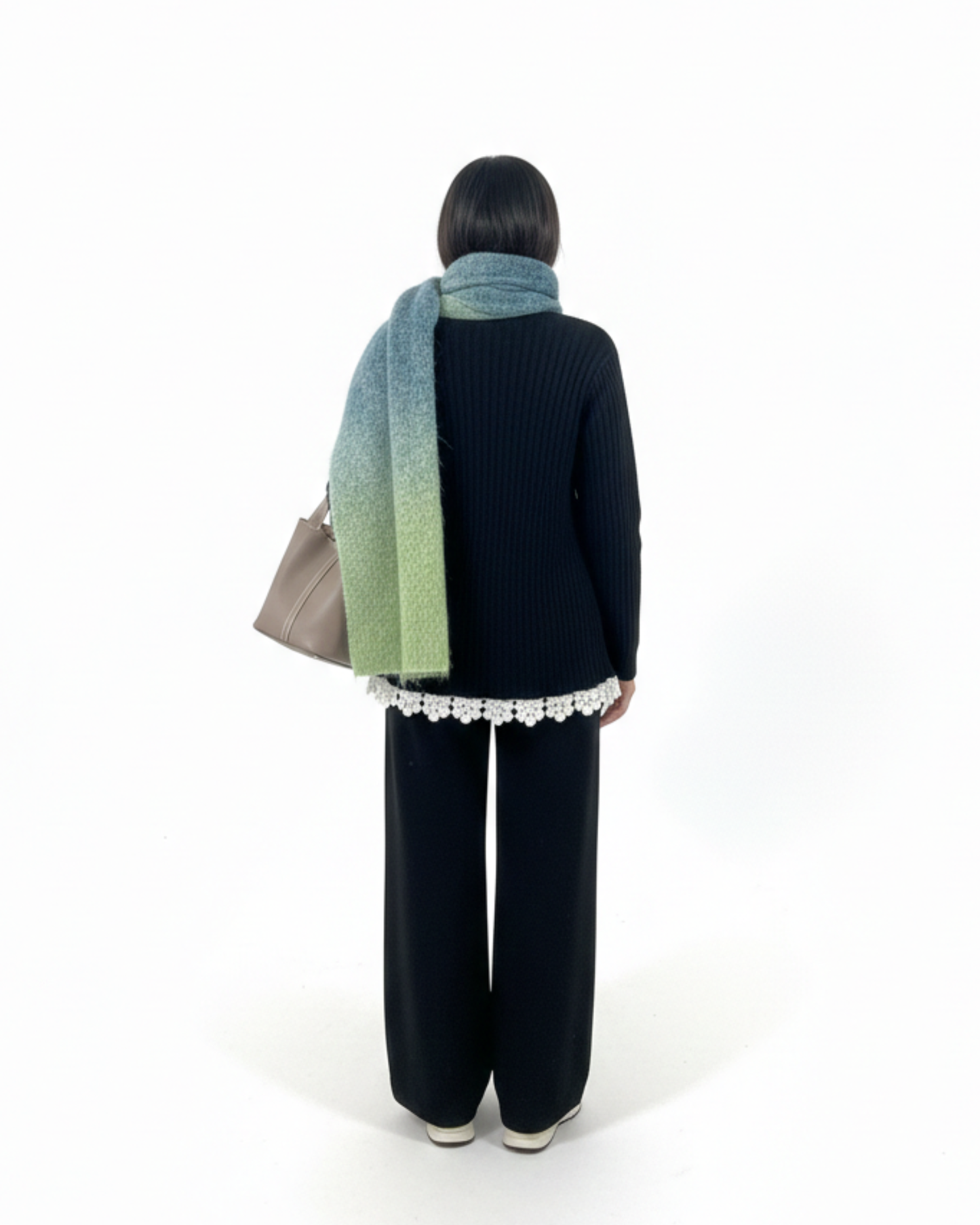 Flower knit cardigan