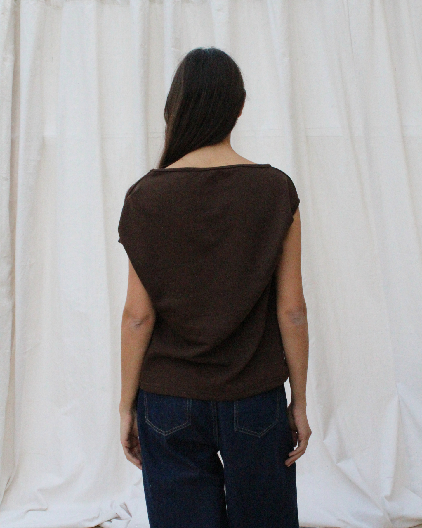 Norma top in brown