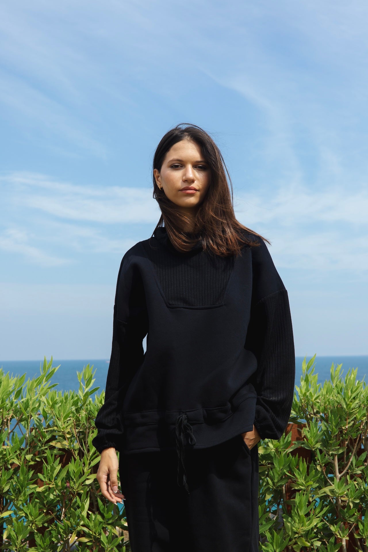 Ray sweatshirt in black