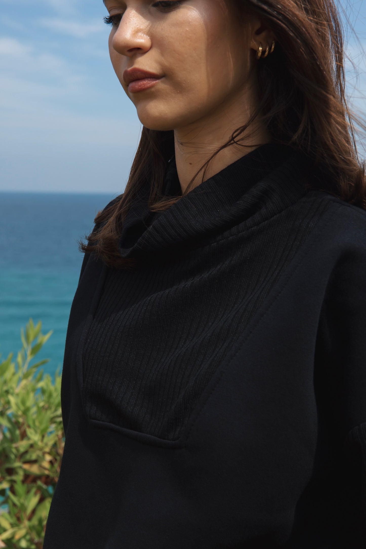 Ray sweatshirt in black