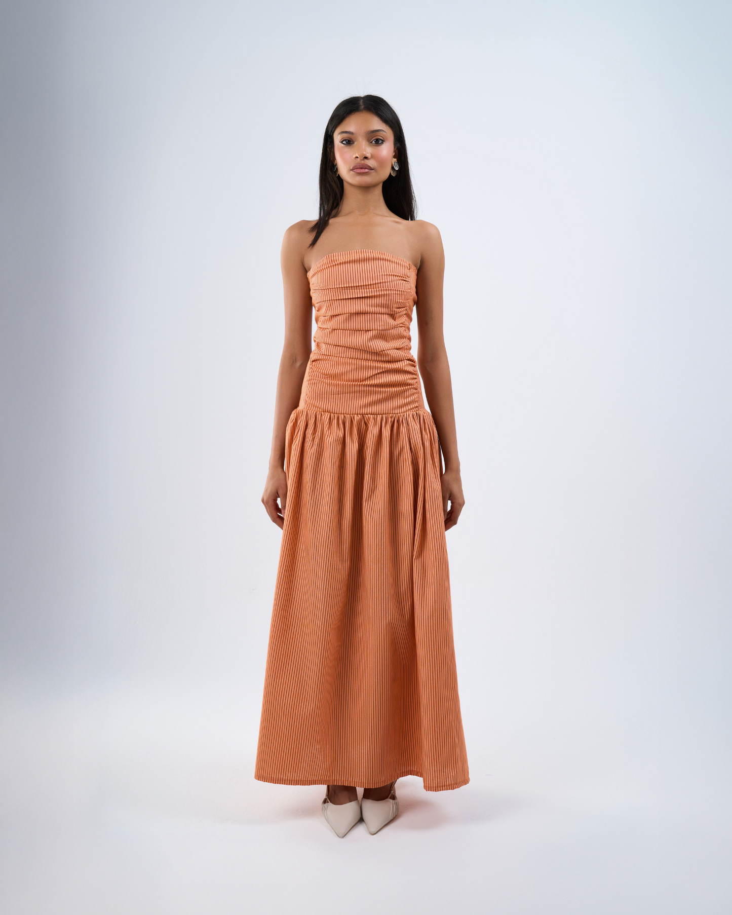 Flatter dress 2.0 in orange