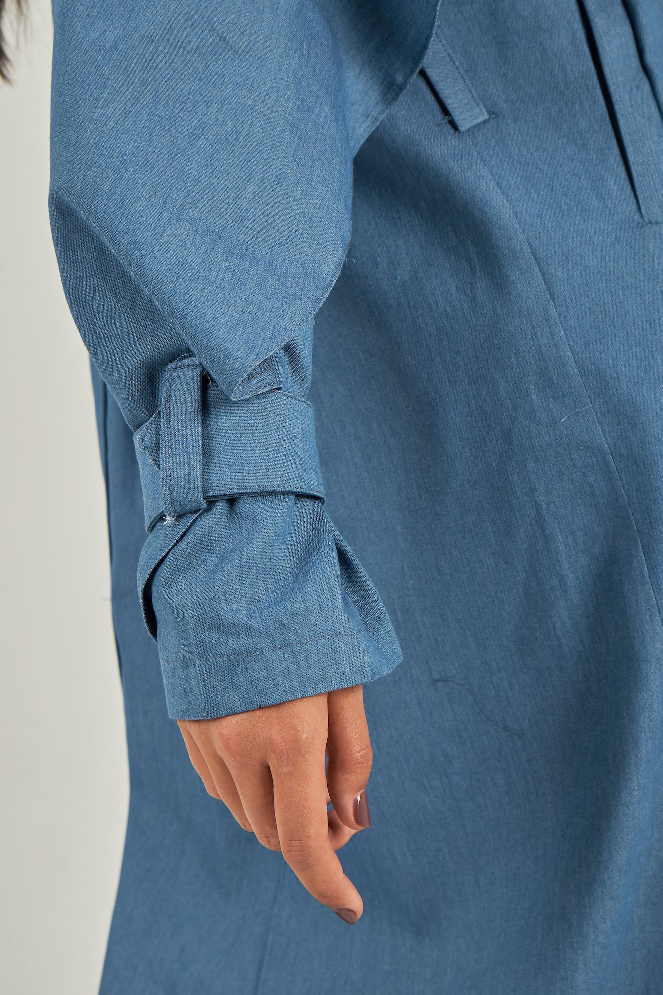 Planet coat in denim