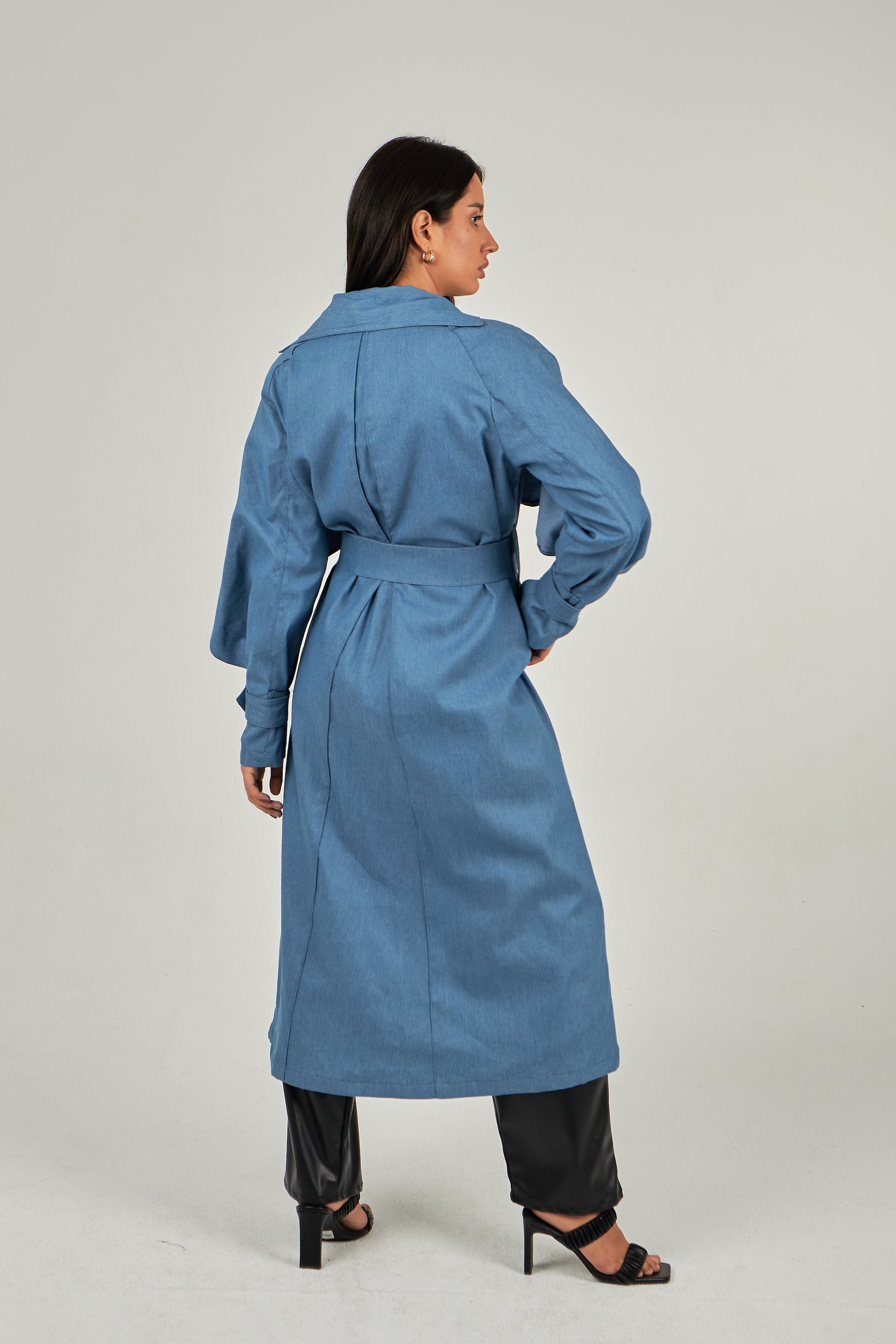 Planet coat in denim