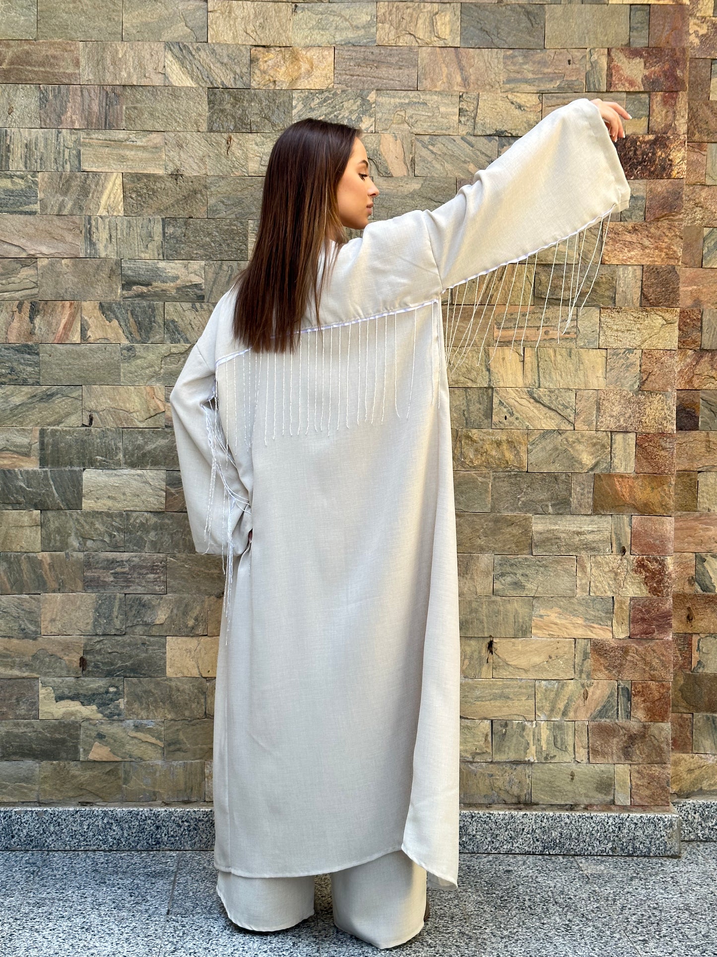 Spark kimono in beige