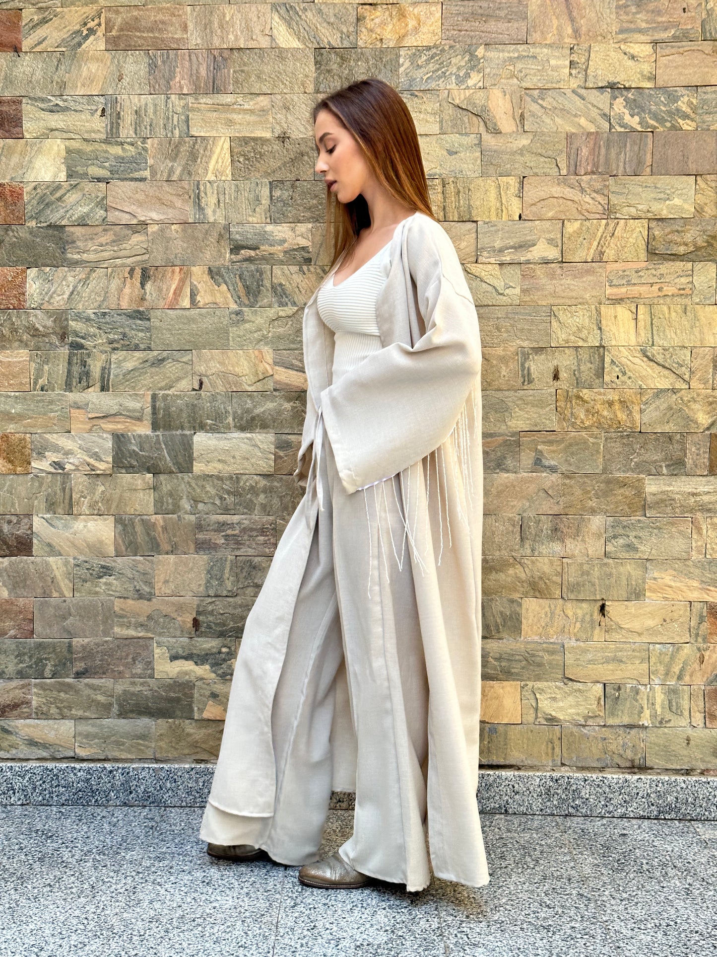 Spark kimono in beige