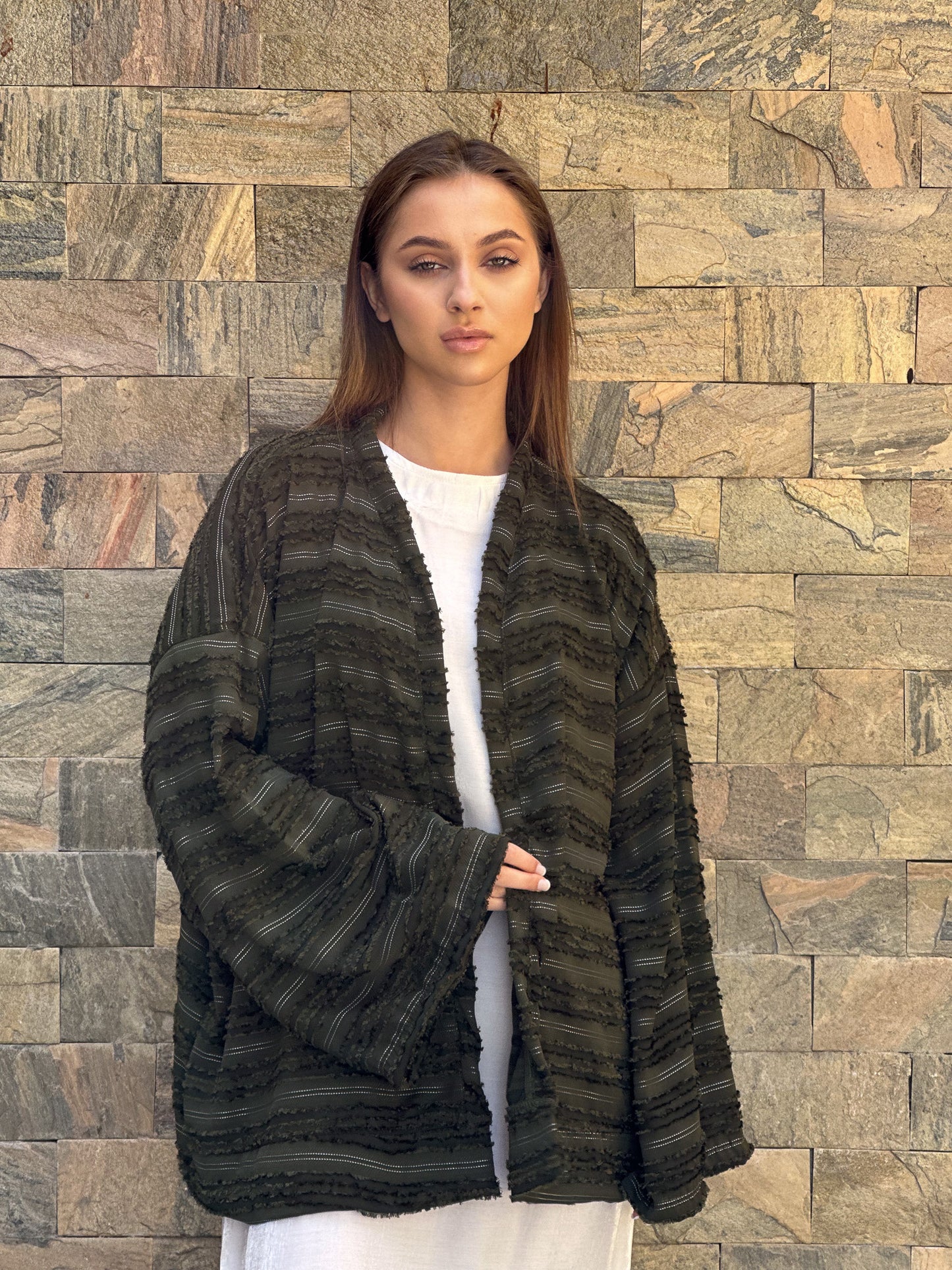 Story kimono in green