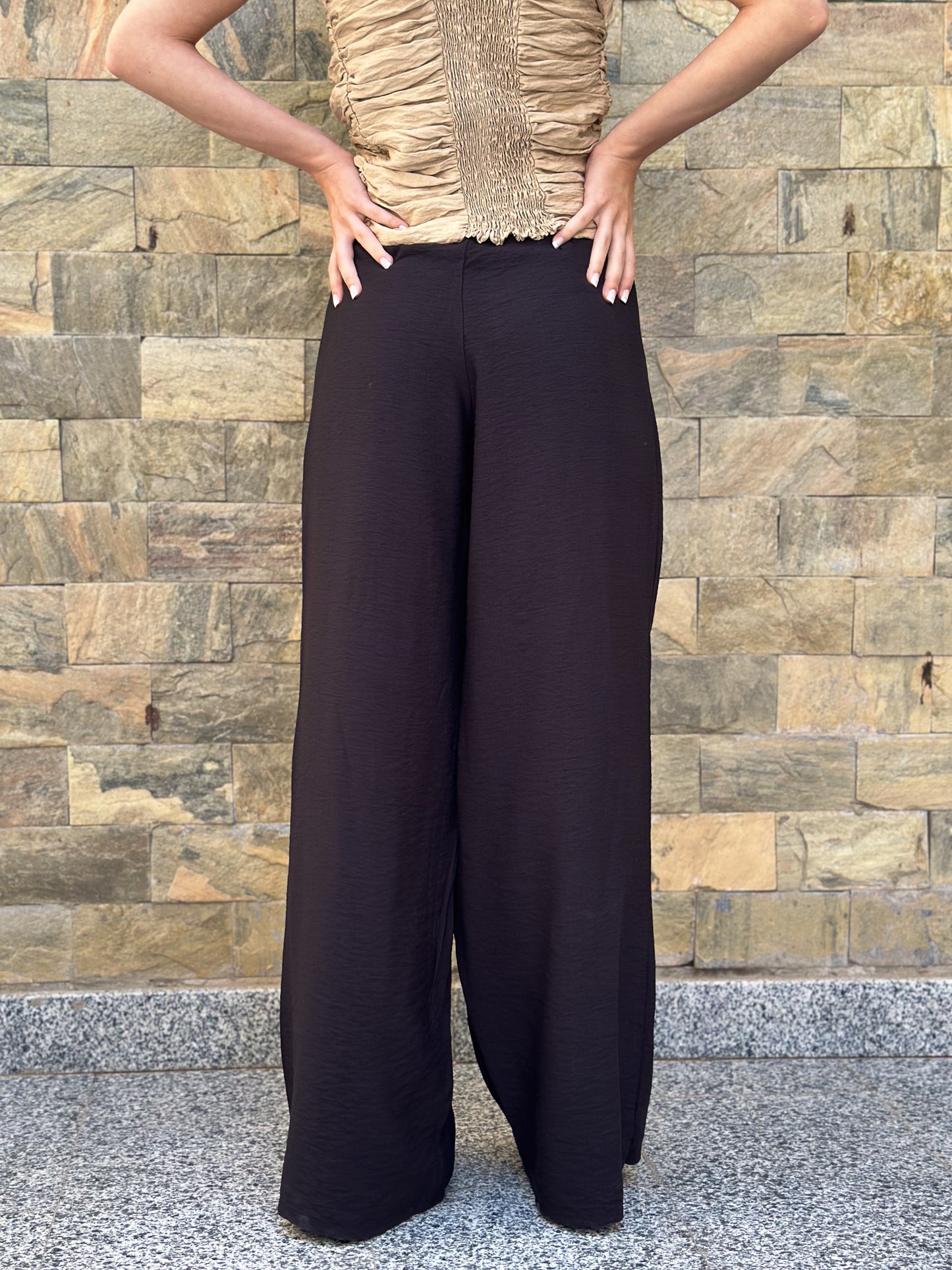 Double pants in black