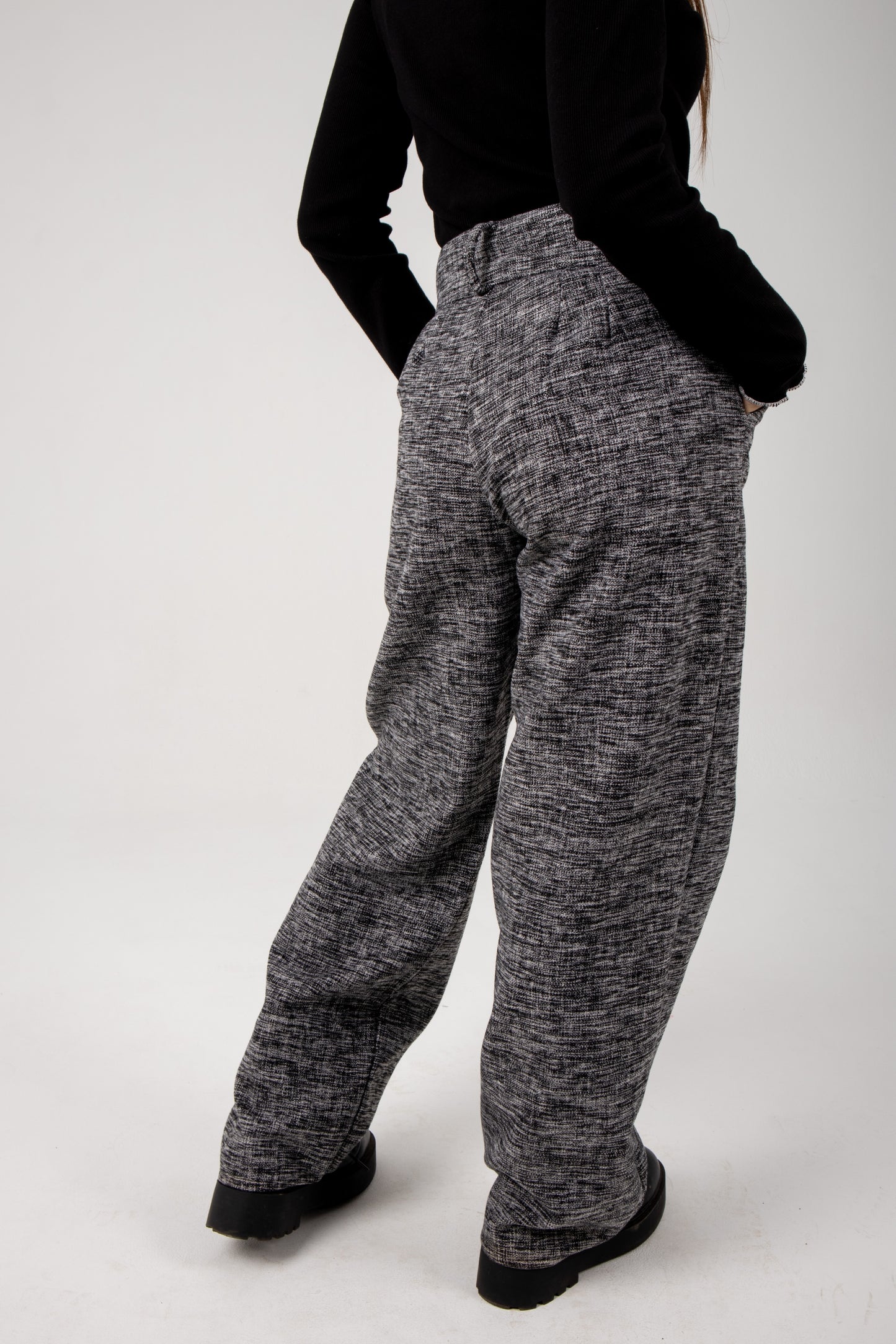 Cheviot pants in grey