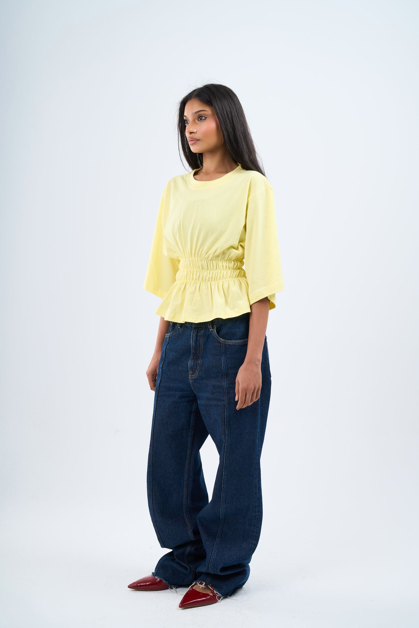 Dreamy top in yellow