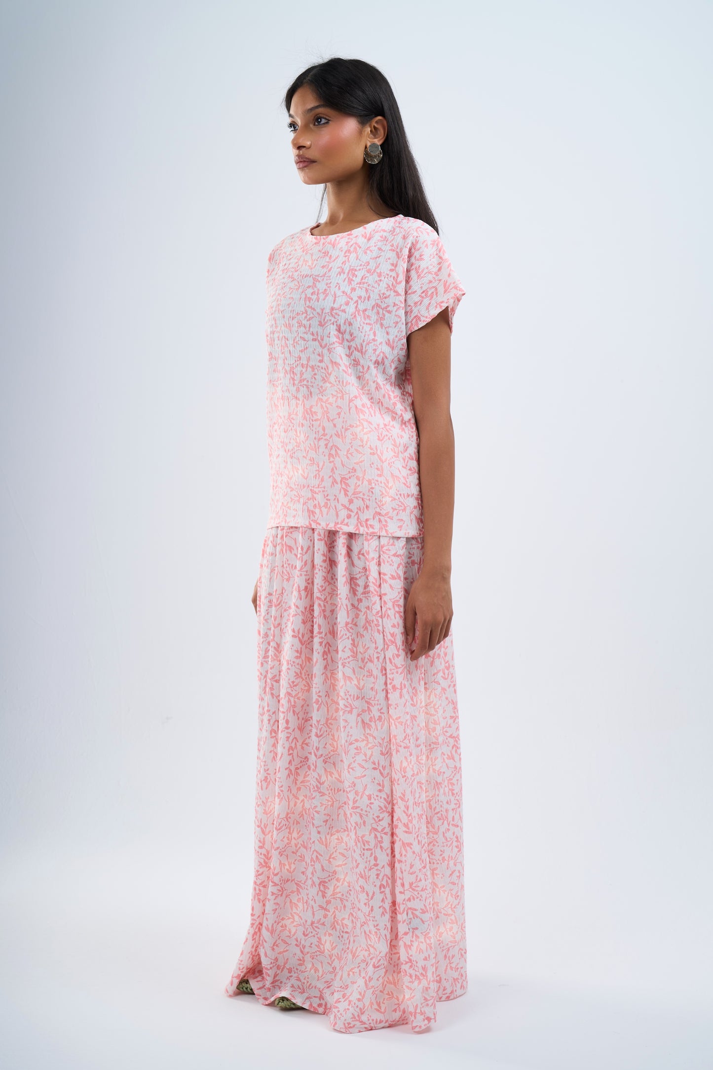 Floral top in pink