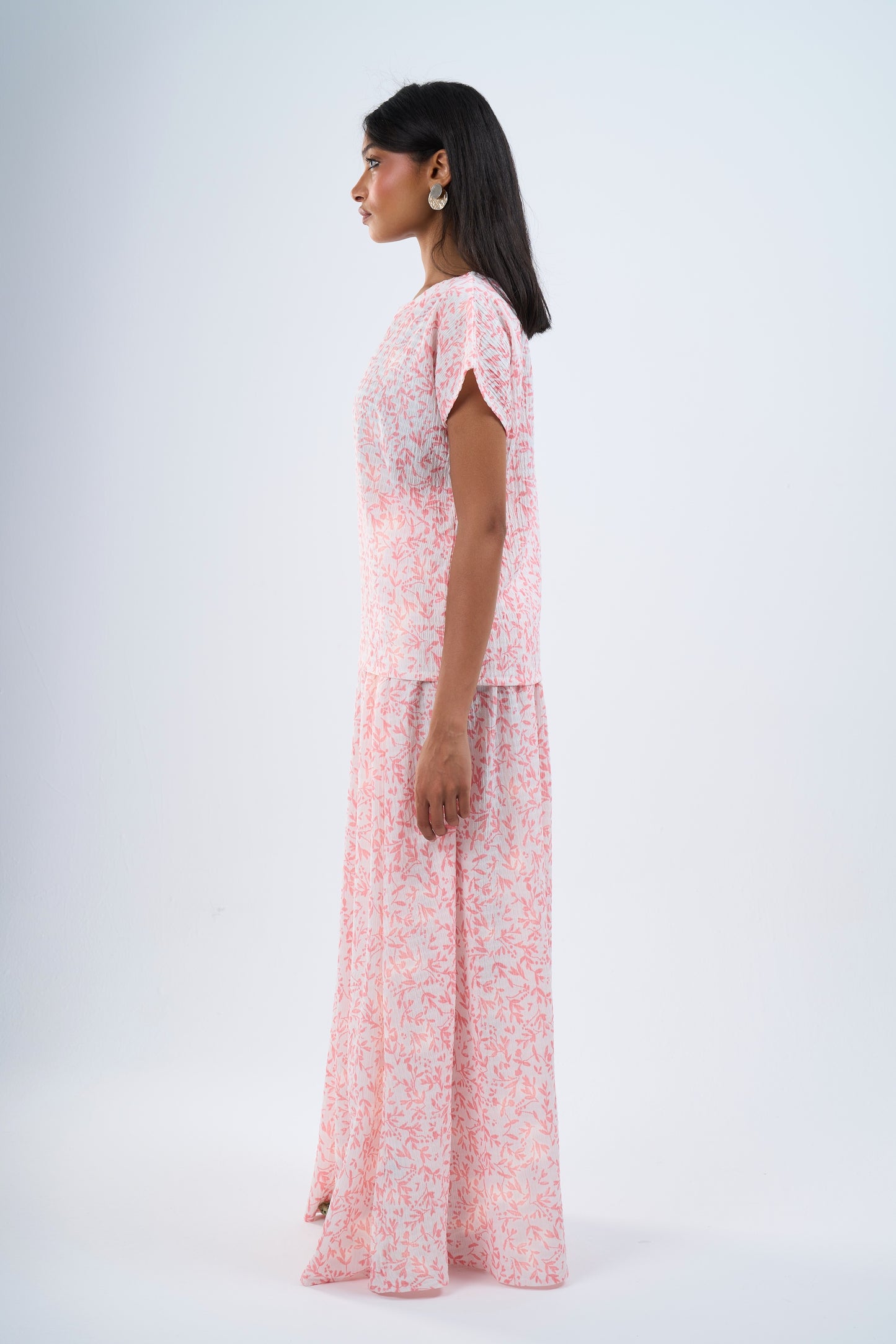 Floral top in pink
