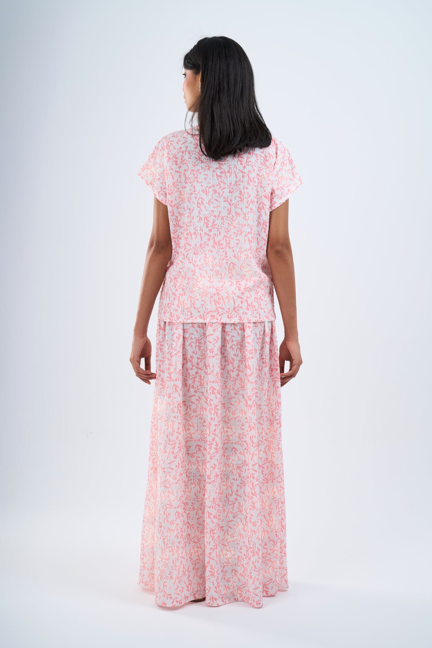 Floral top in pink
