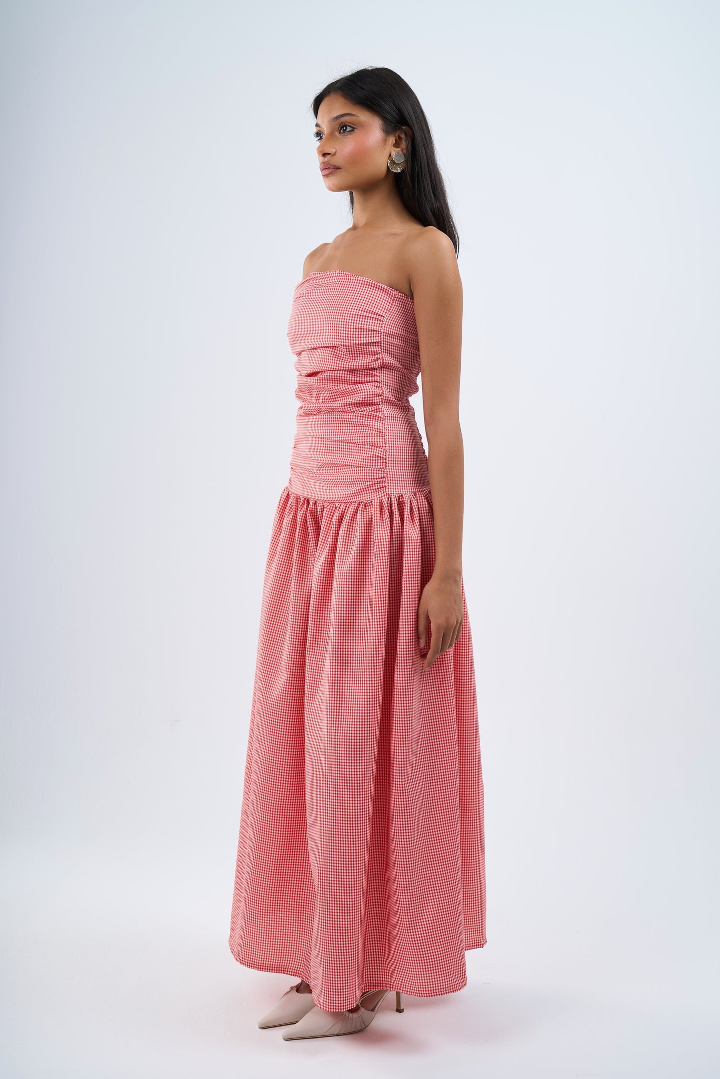 Flatter dress 2.0 in red