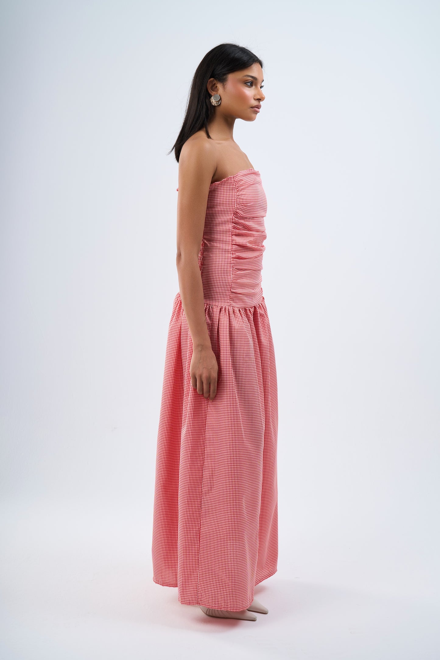 Flatter dress 2.0 in red