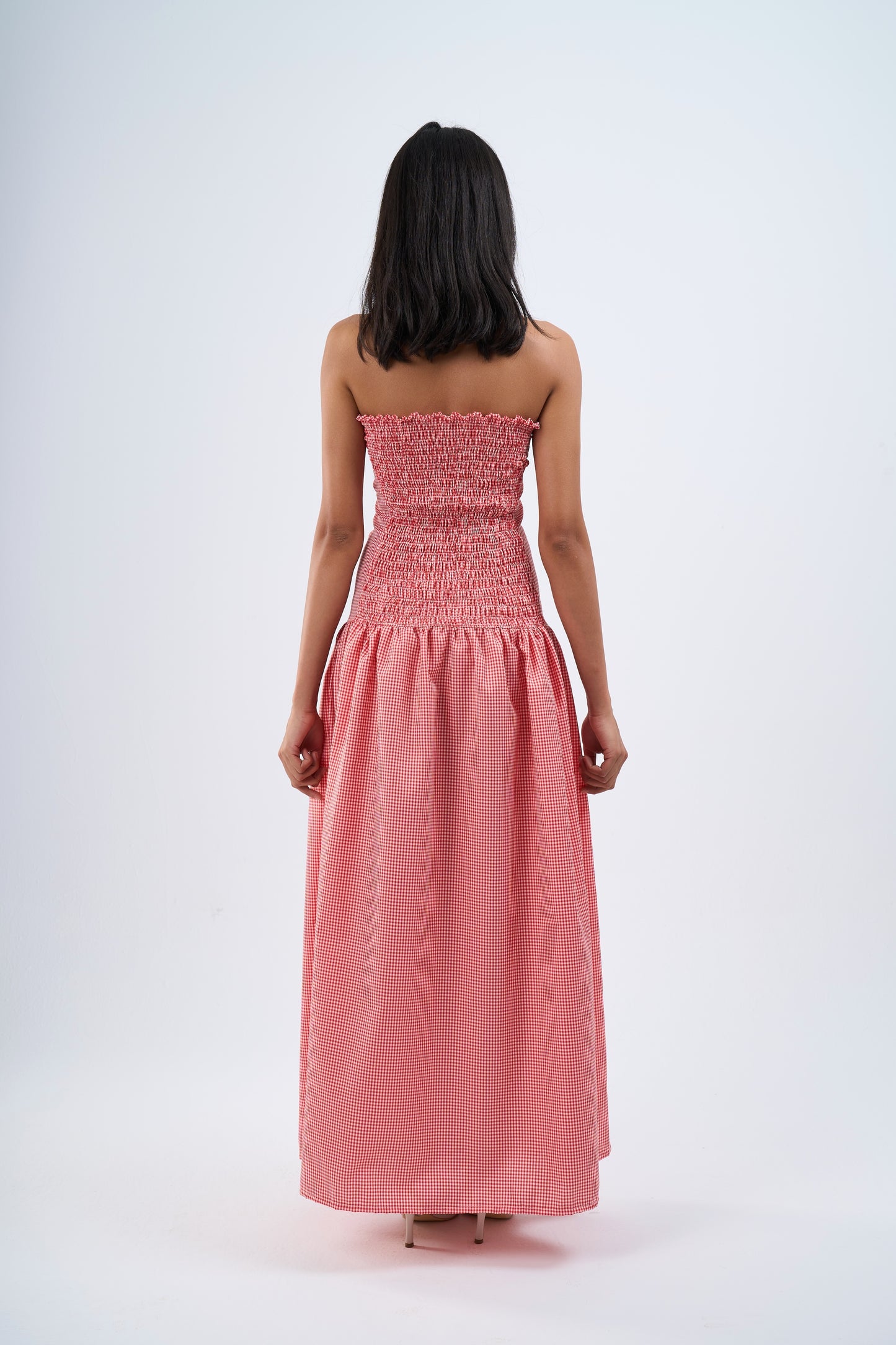 Flatter dress 2.0 in red