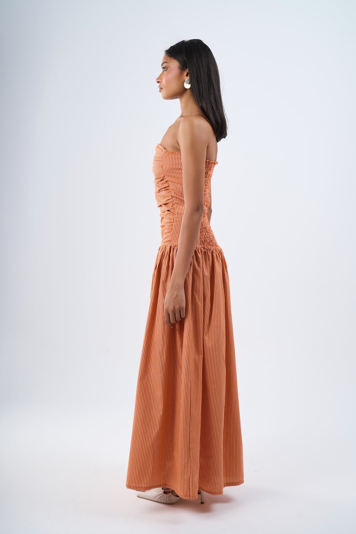 Flatter dress 2.0 in orange
