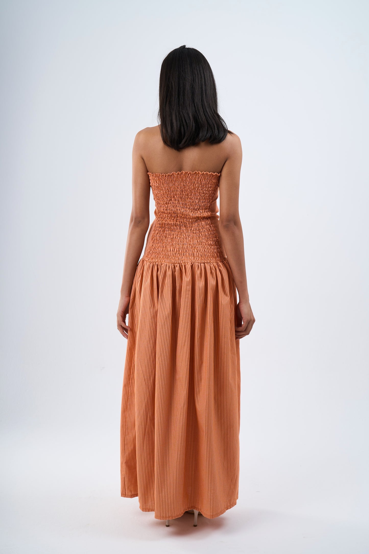 Flatter dress 2.0 in orange