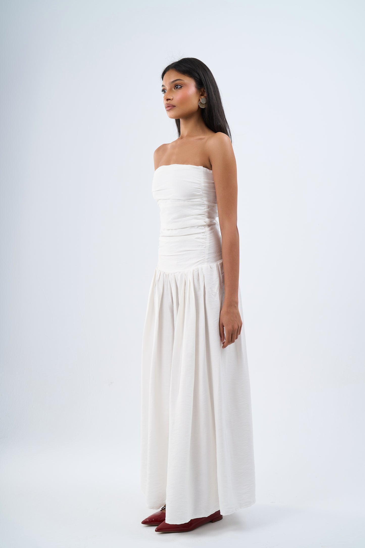 Flatter dress 2.0 in white