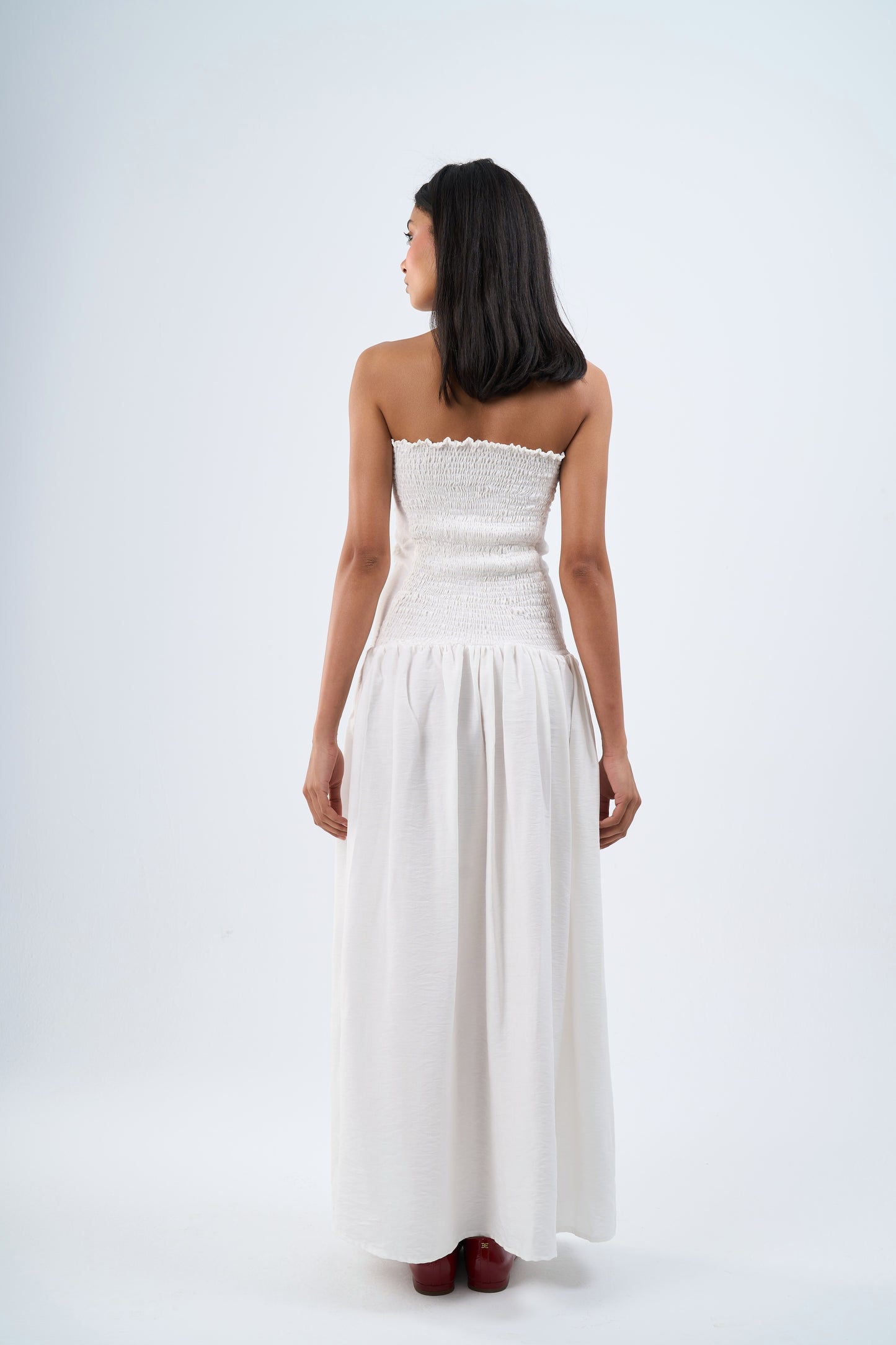Flatter dress 2.0 in white
