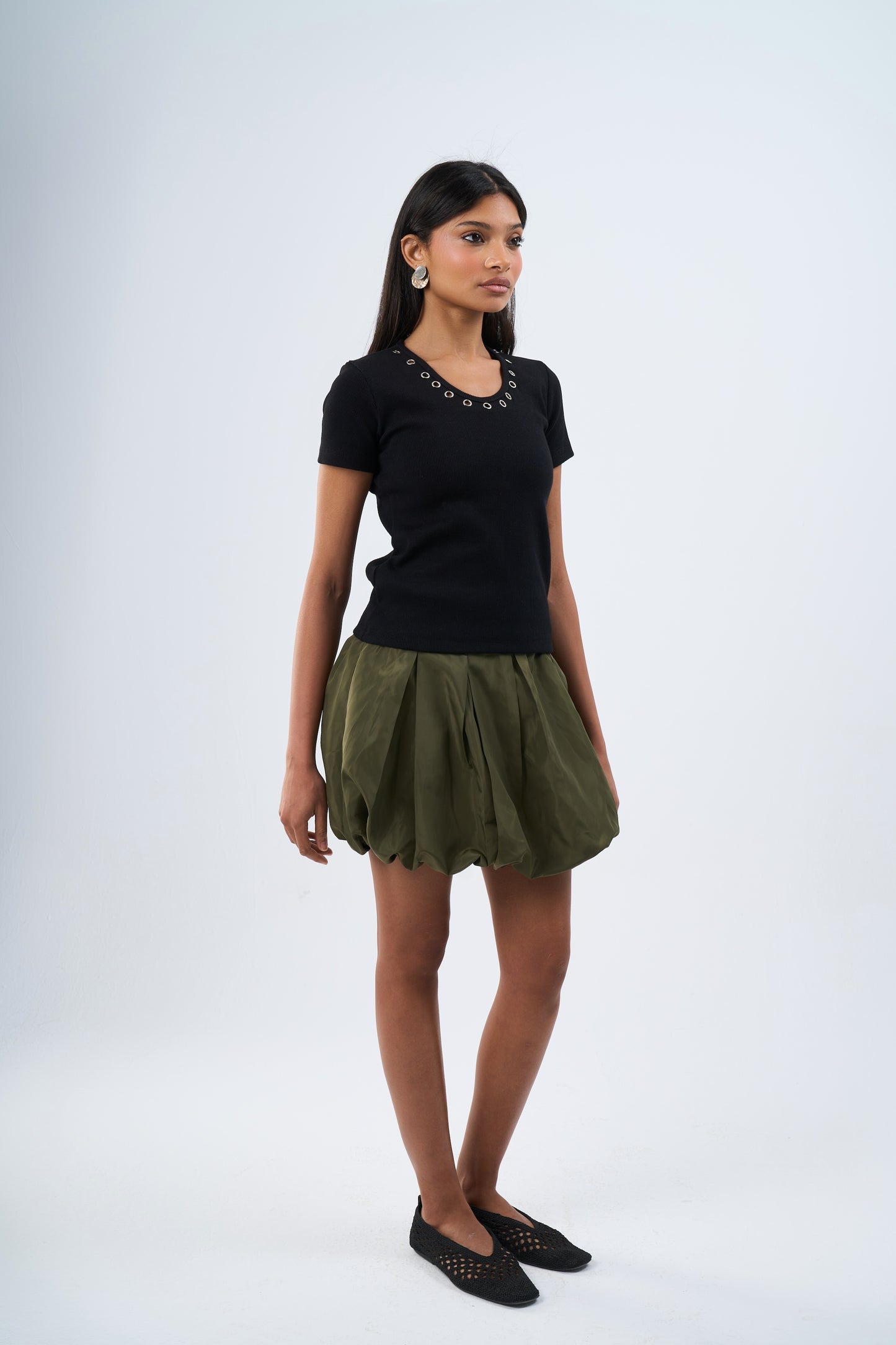 Ring top in black