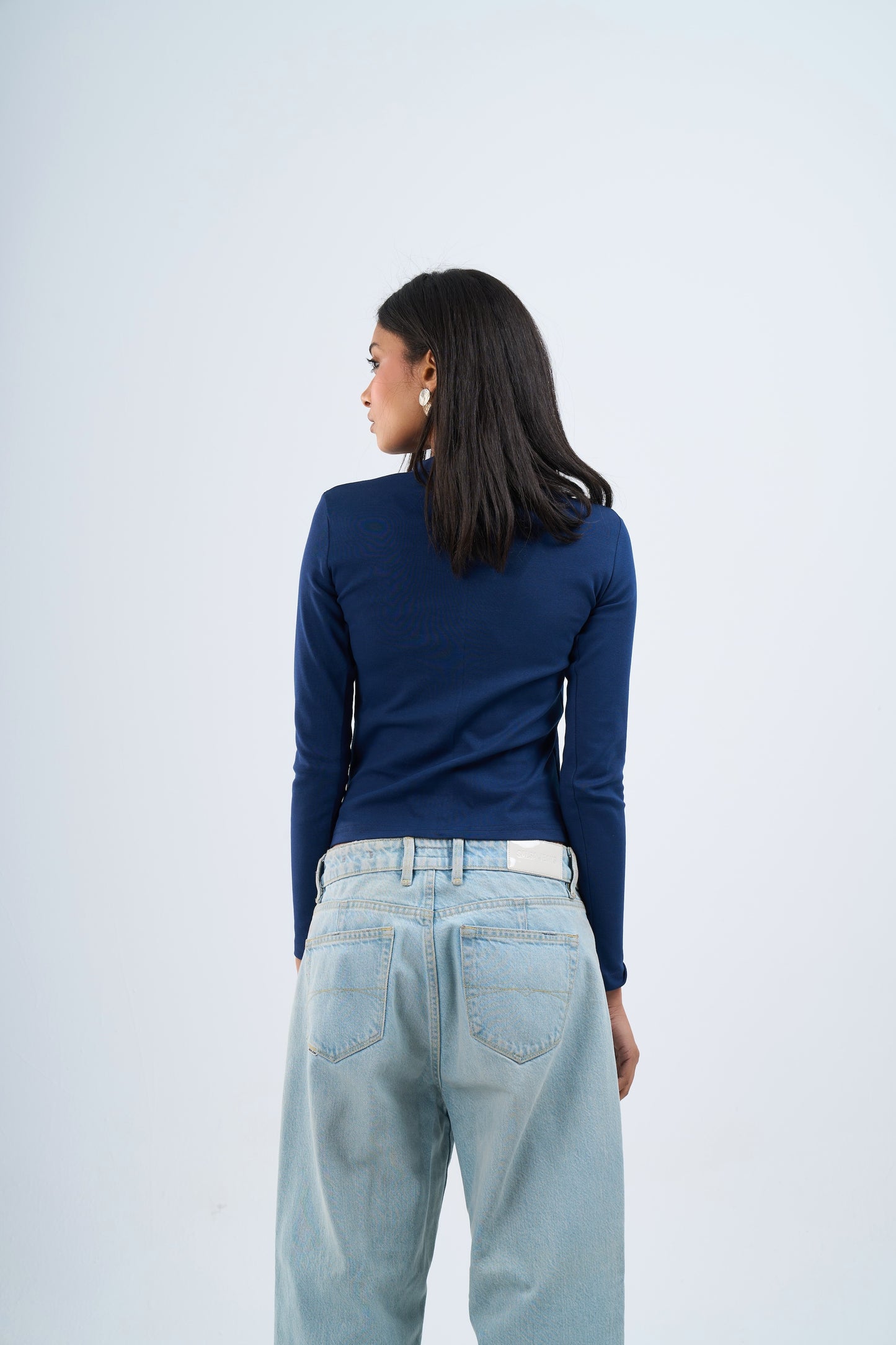 Everyday long sleeves tee in navy