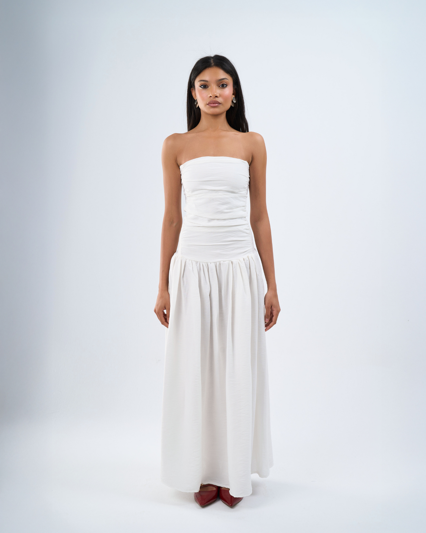Flatter dress 2.0 in white