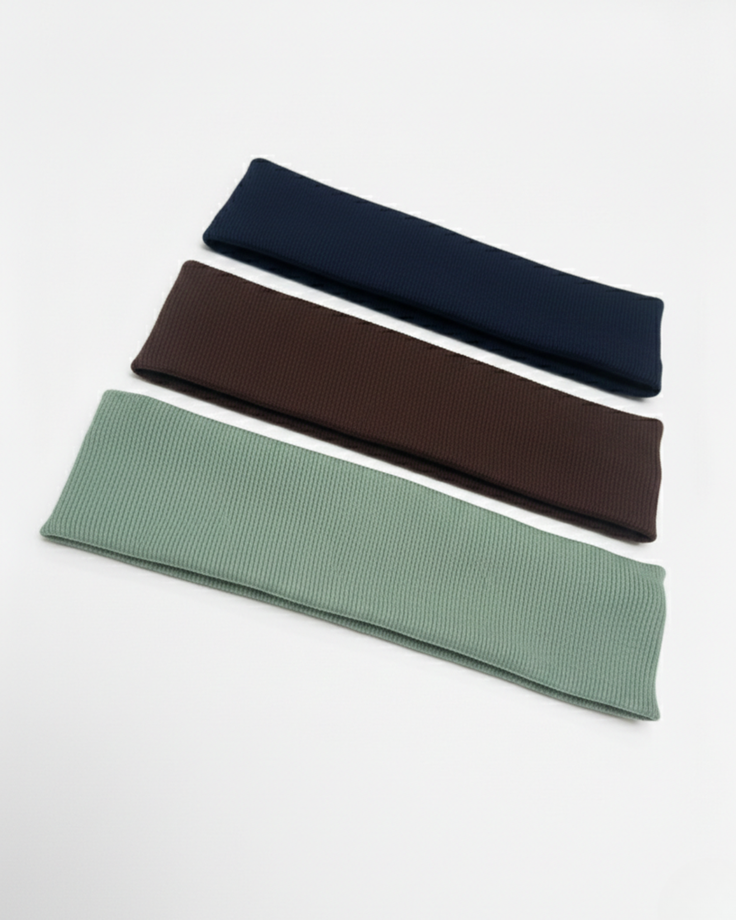 Headbands (Pack of 3: Navy, Minty & Brown)