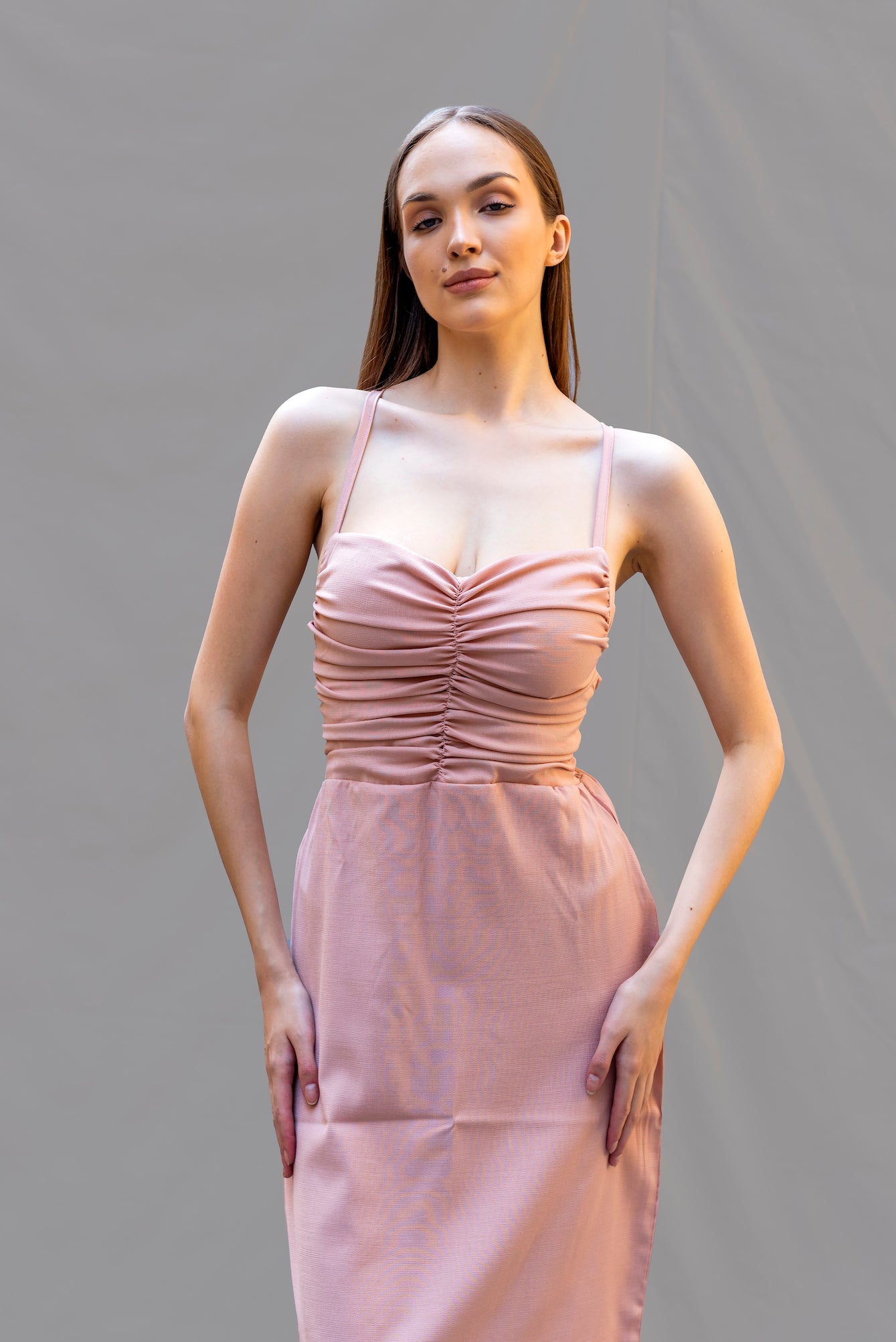 Hey you dress in pink
