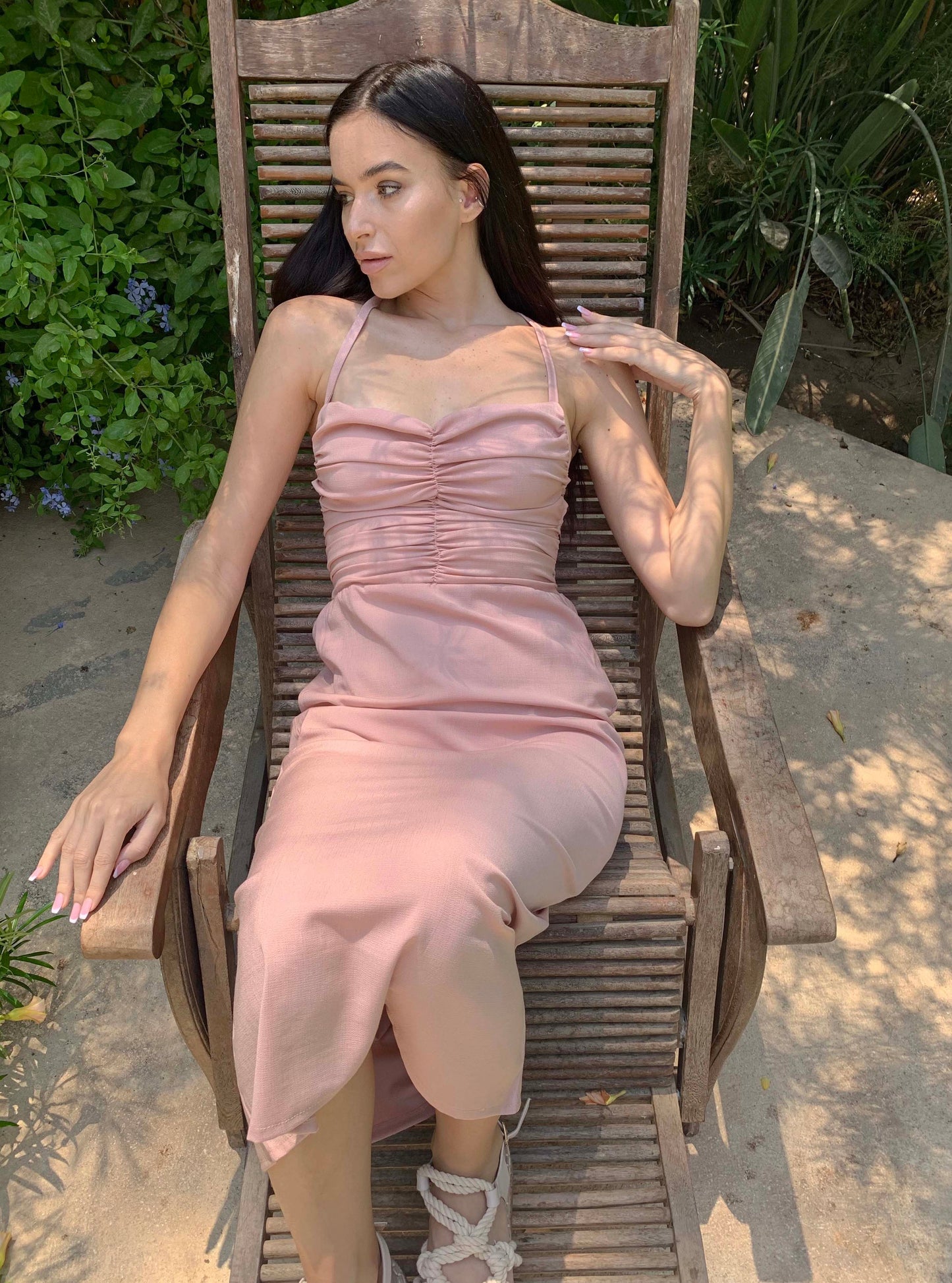 Hey you dress in pink