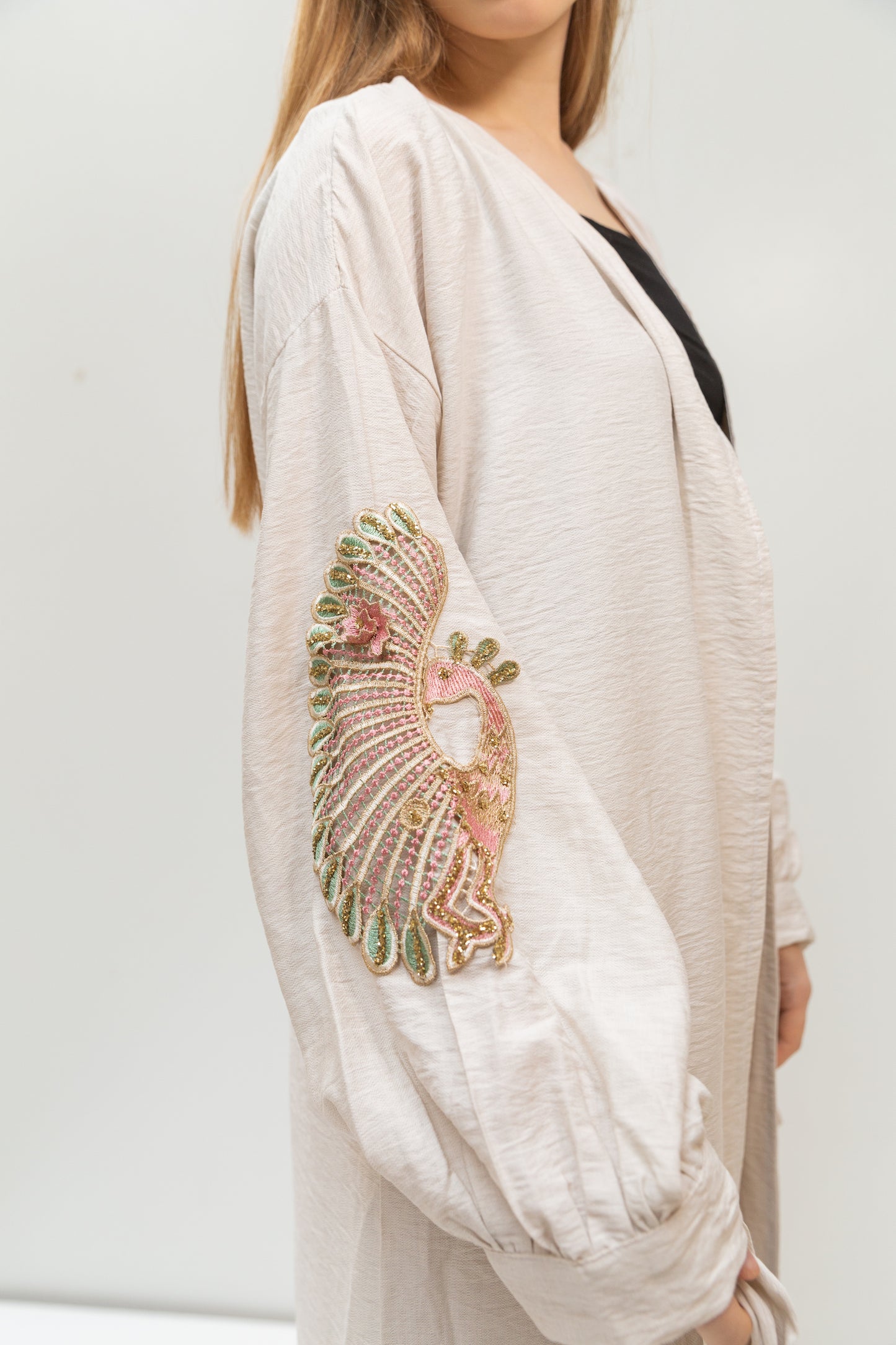 Peacock kimono