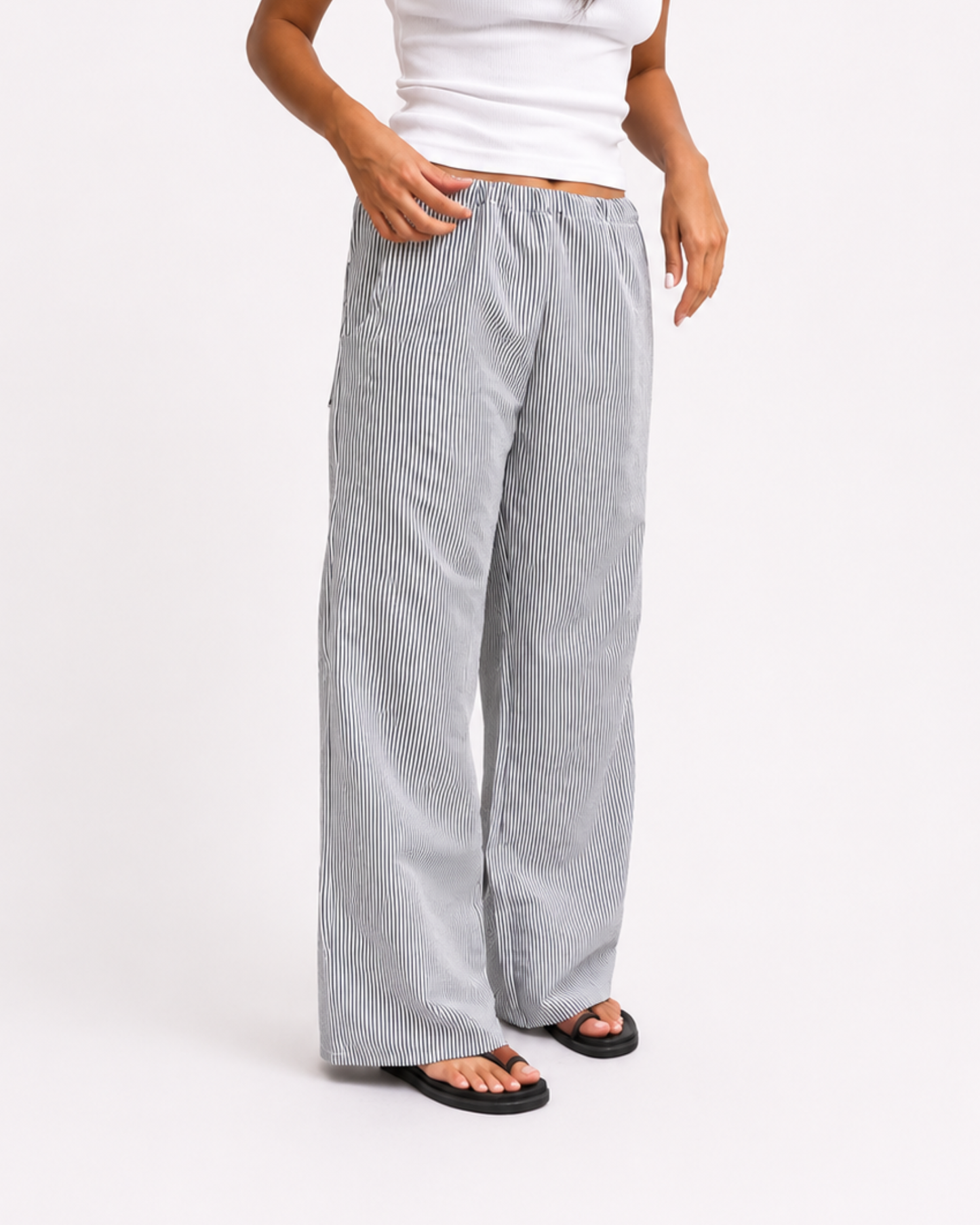 Stripes pants (Black + White)