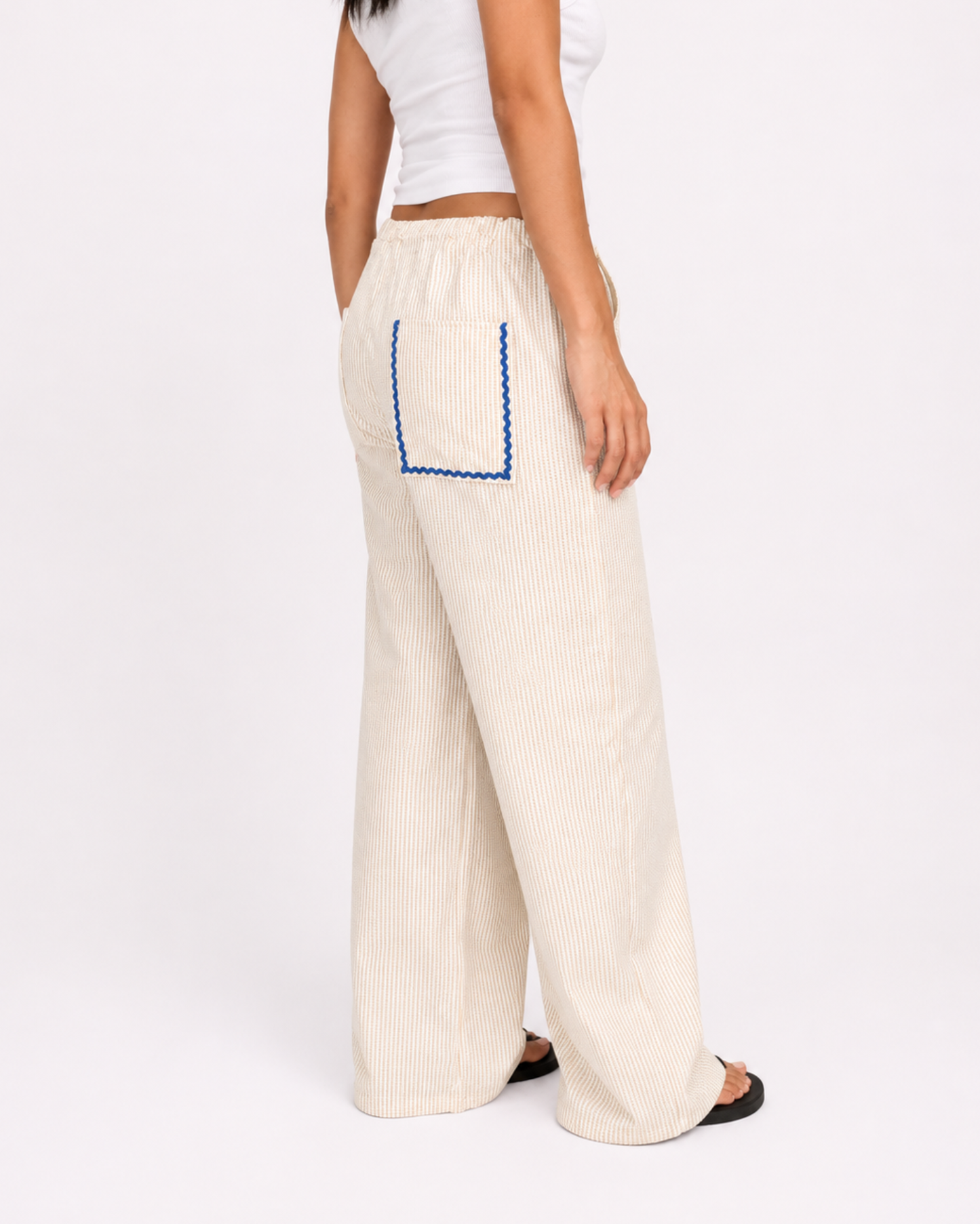 Stripes pants (Yellow + White)