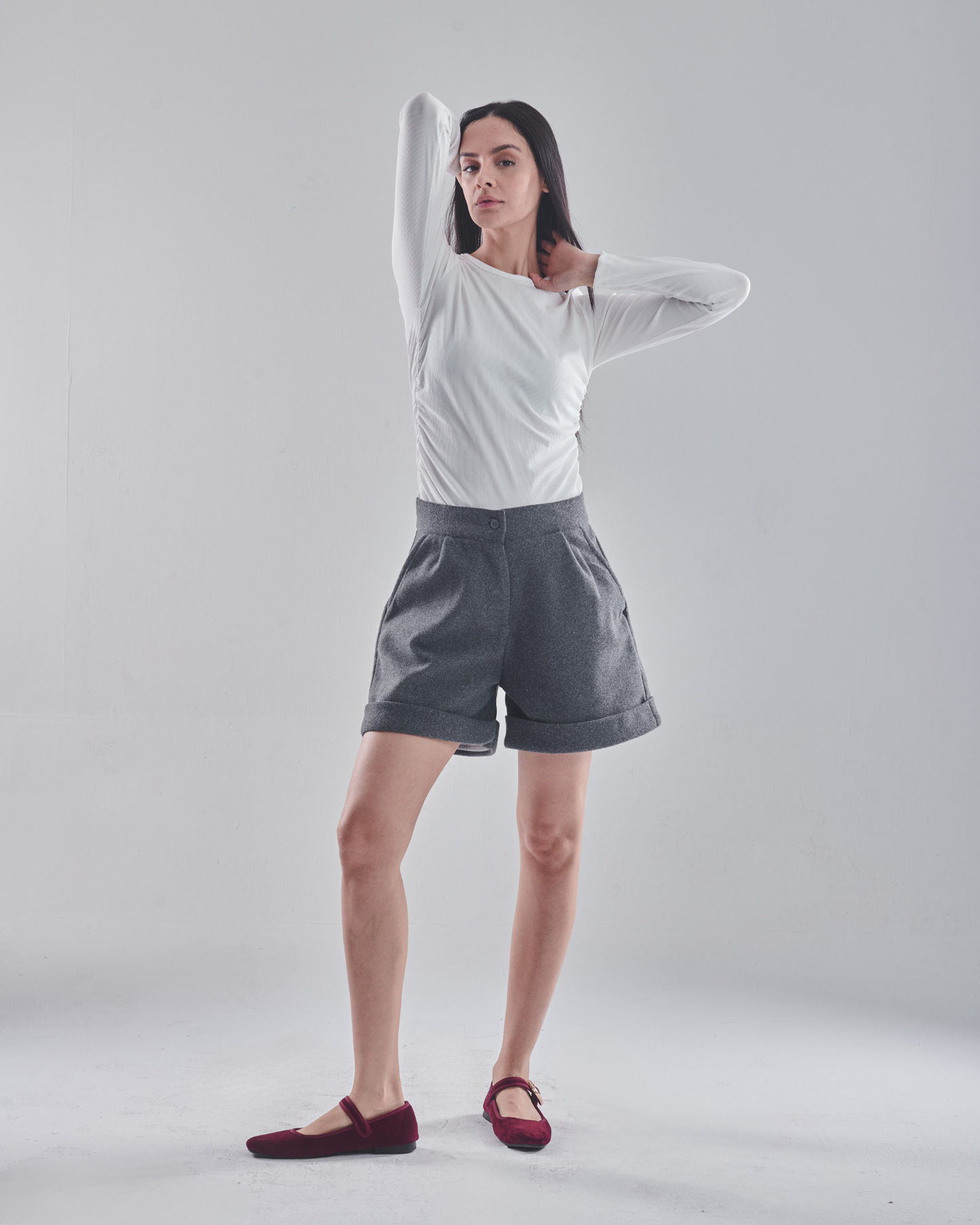 Get it shorts in grey