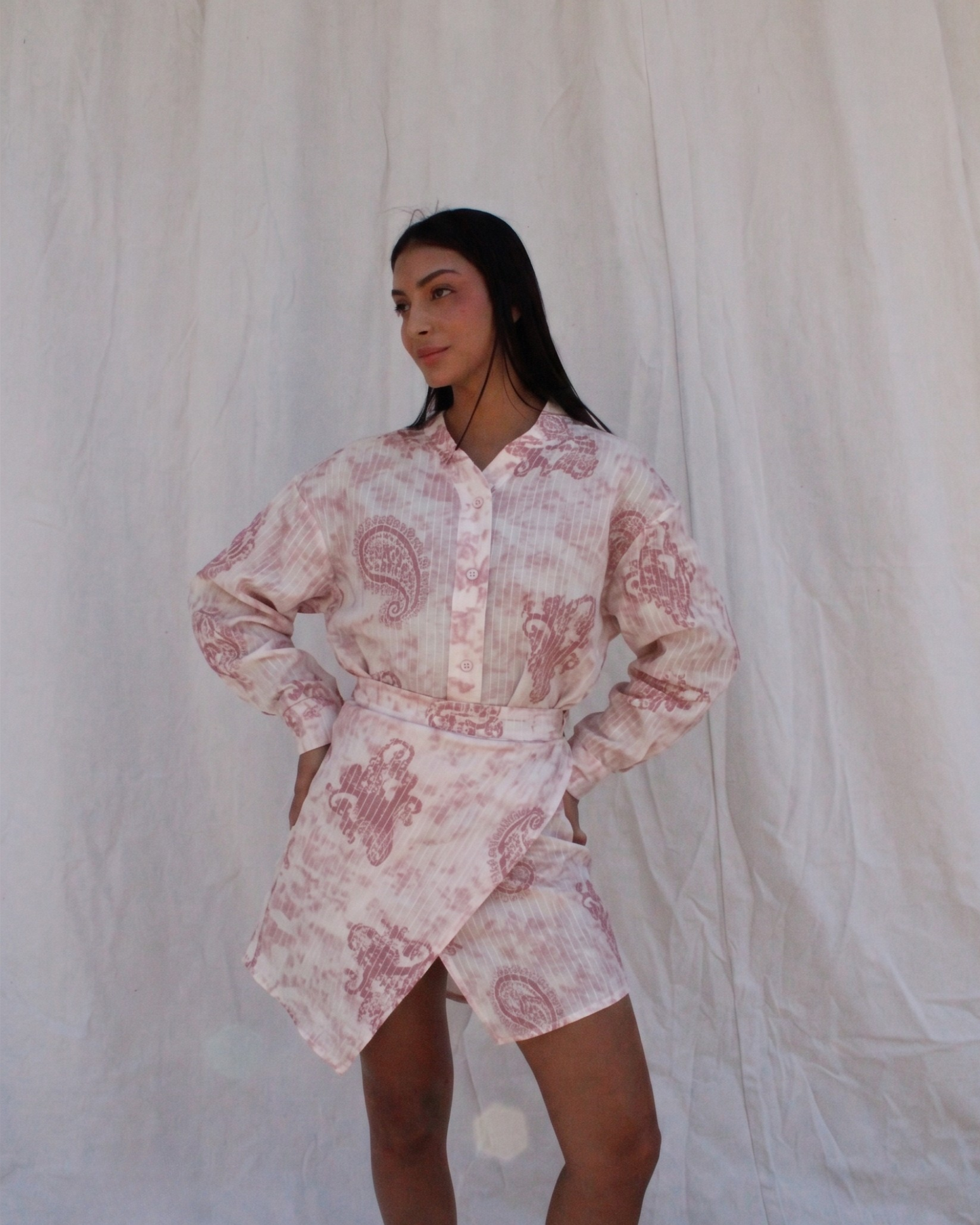 Summer wrap up shirt