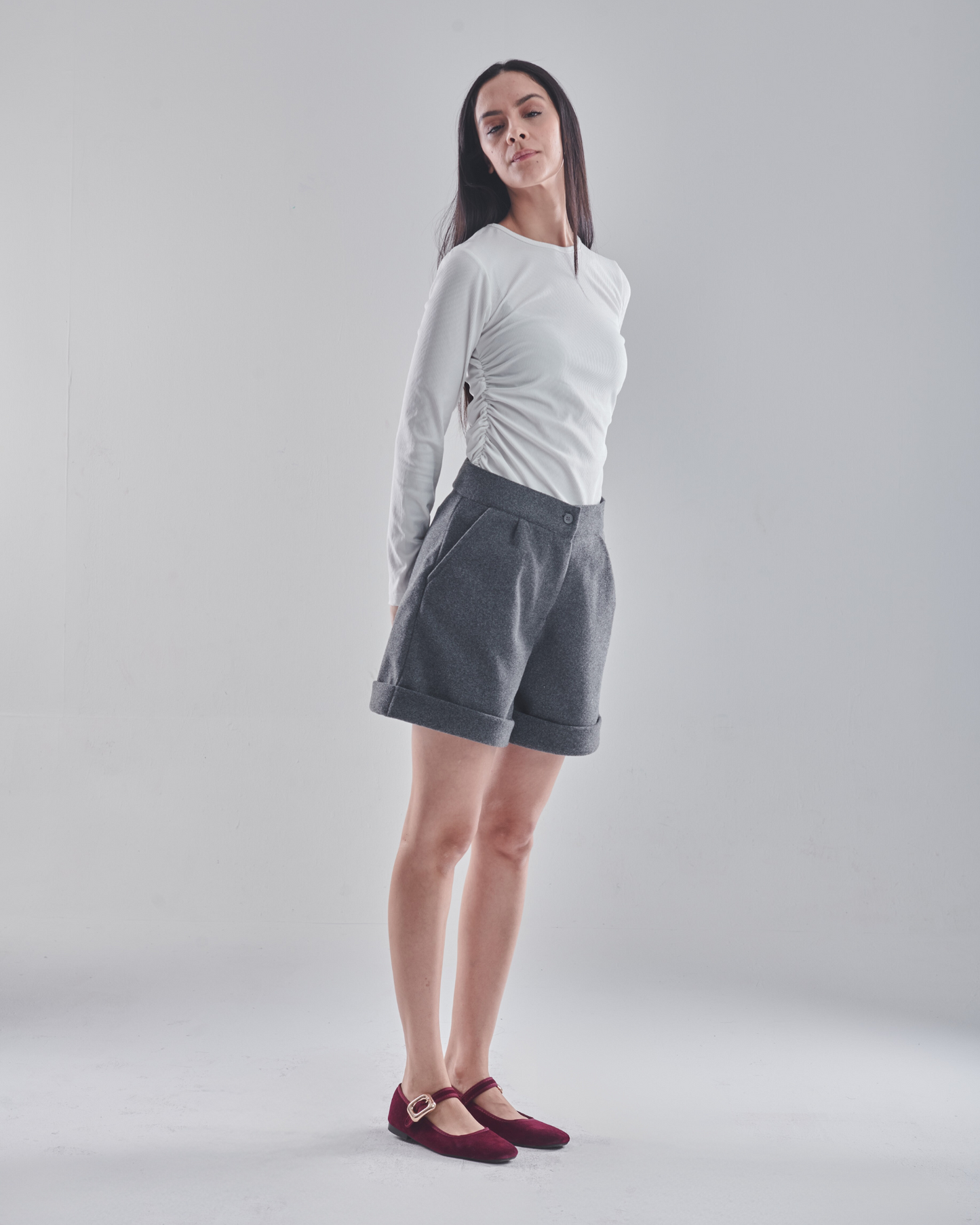 Get it shorts in grey