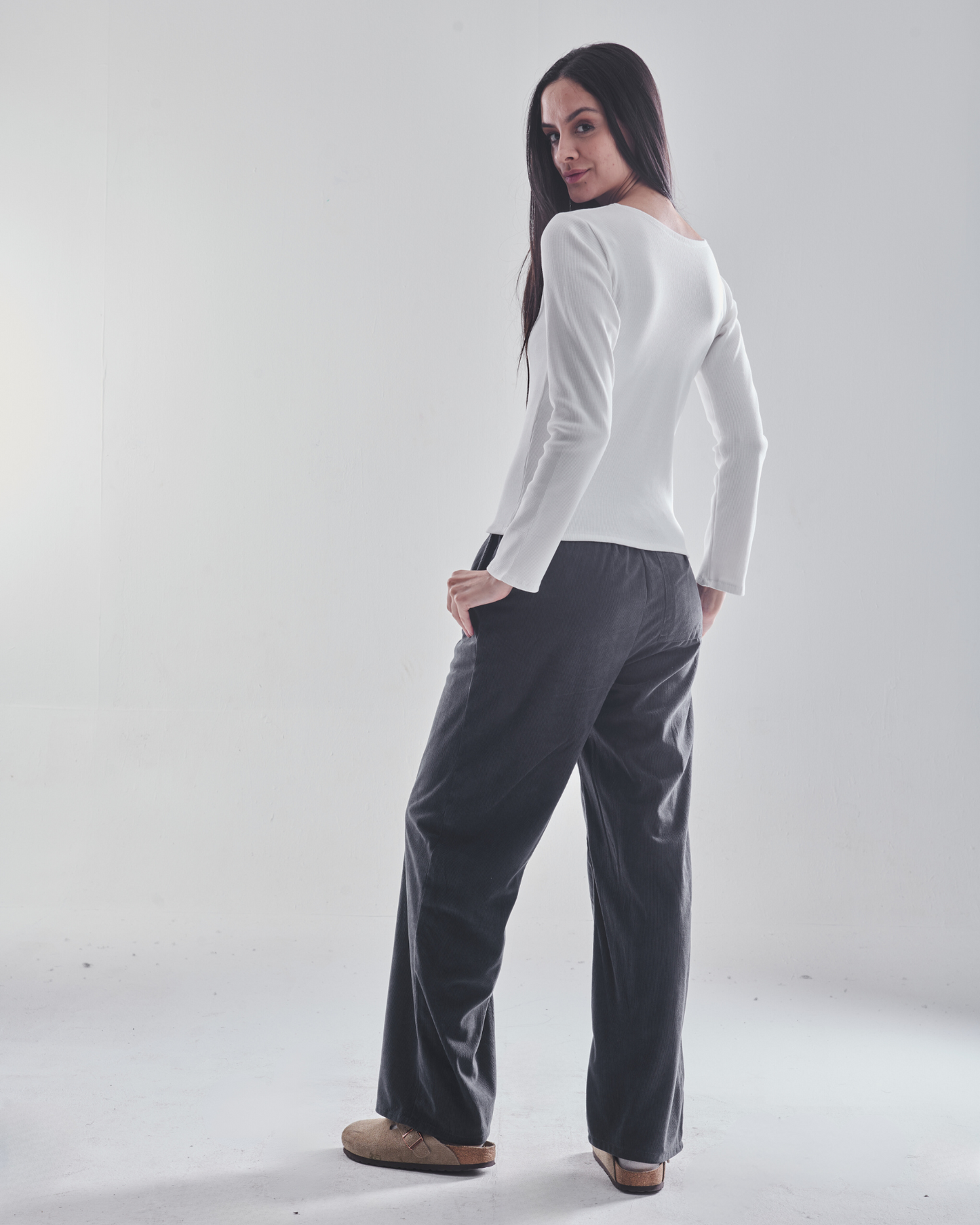 Later top in white