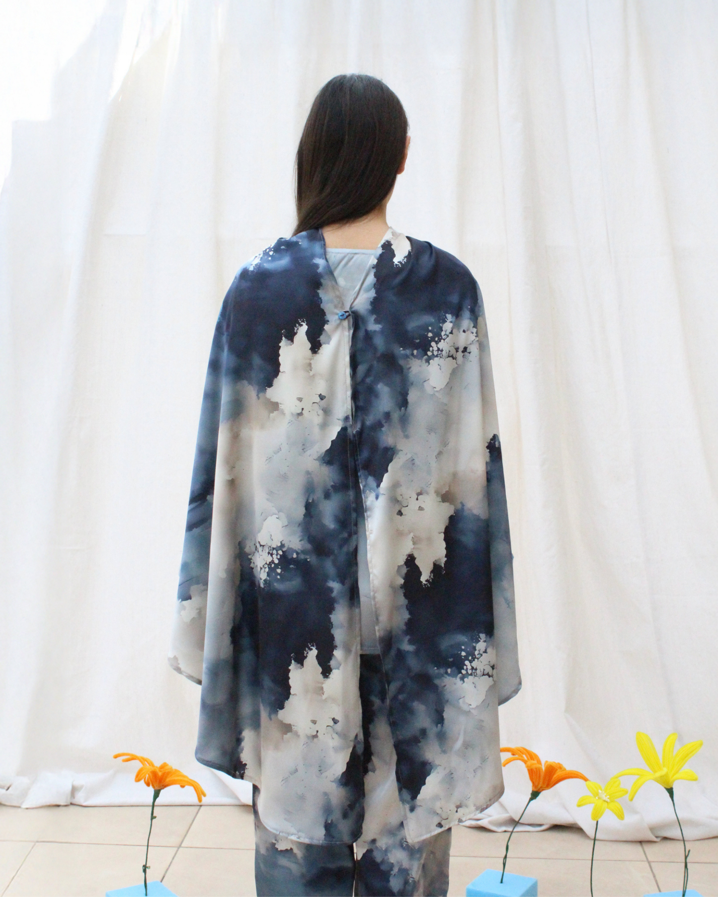 Sky top + shawl