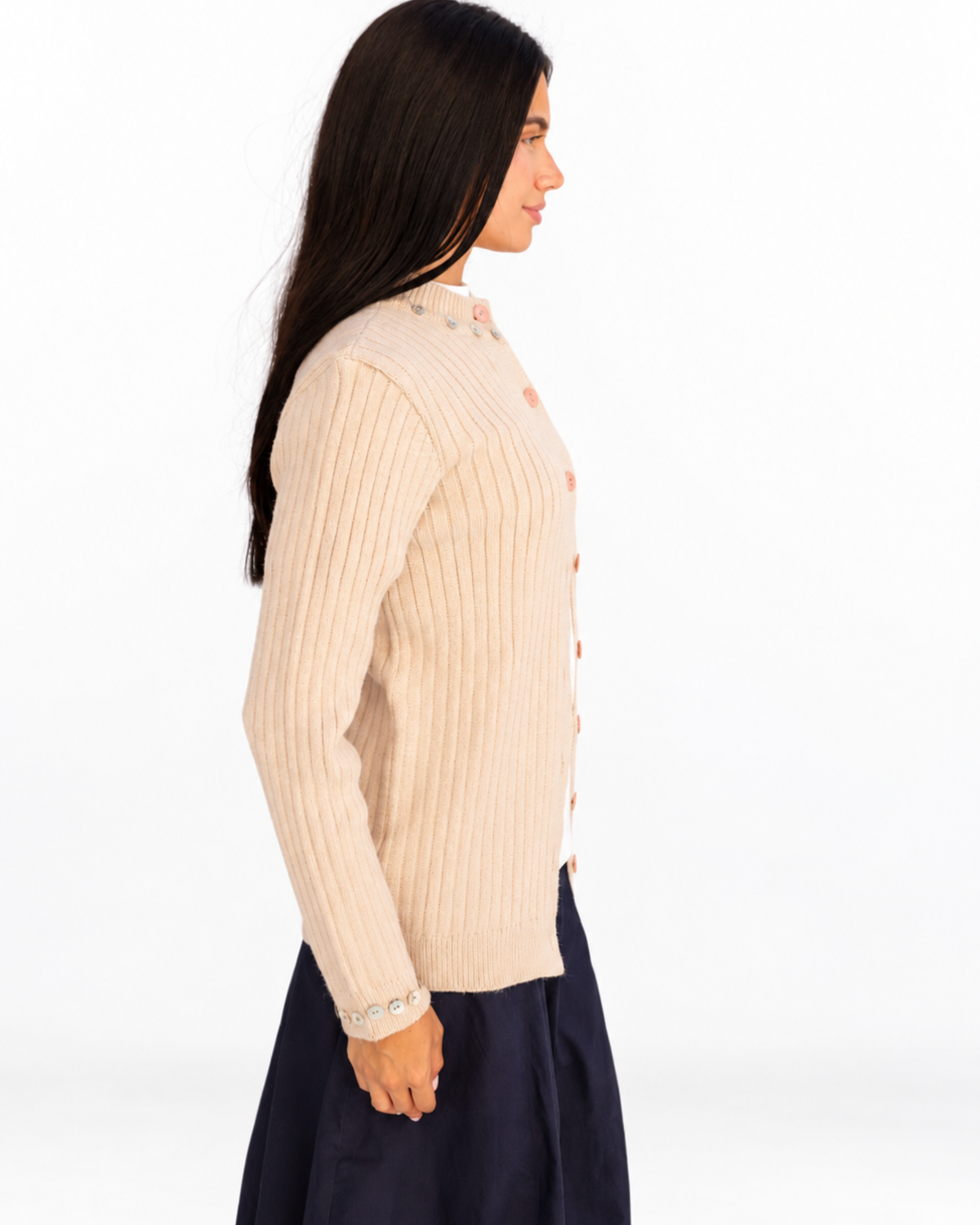 Peach Pearl Cardigan