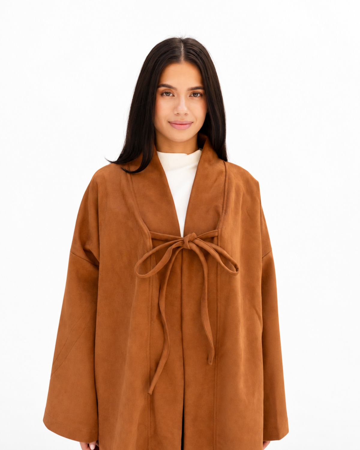 Caramel Suede Kimono