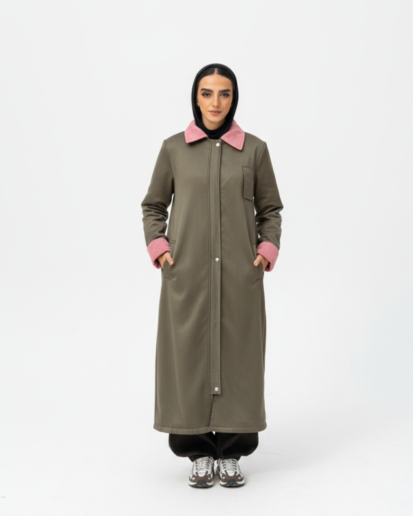 Traffic Coat in olive