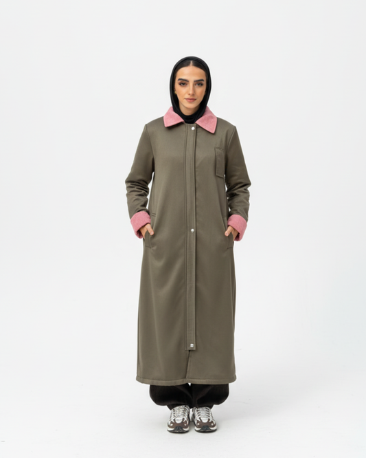 Traffic Coat in olive