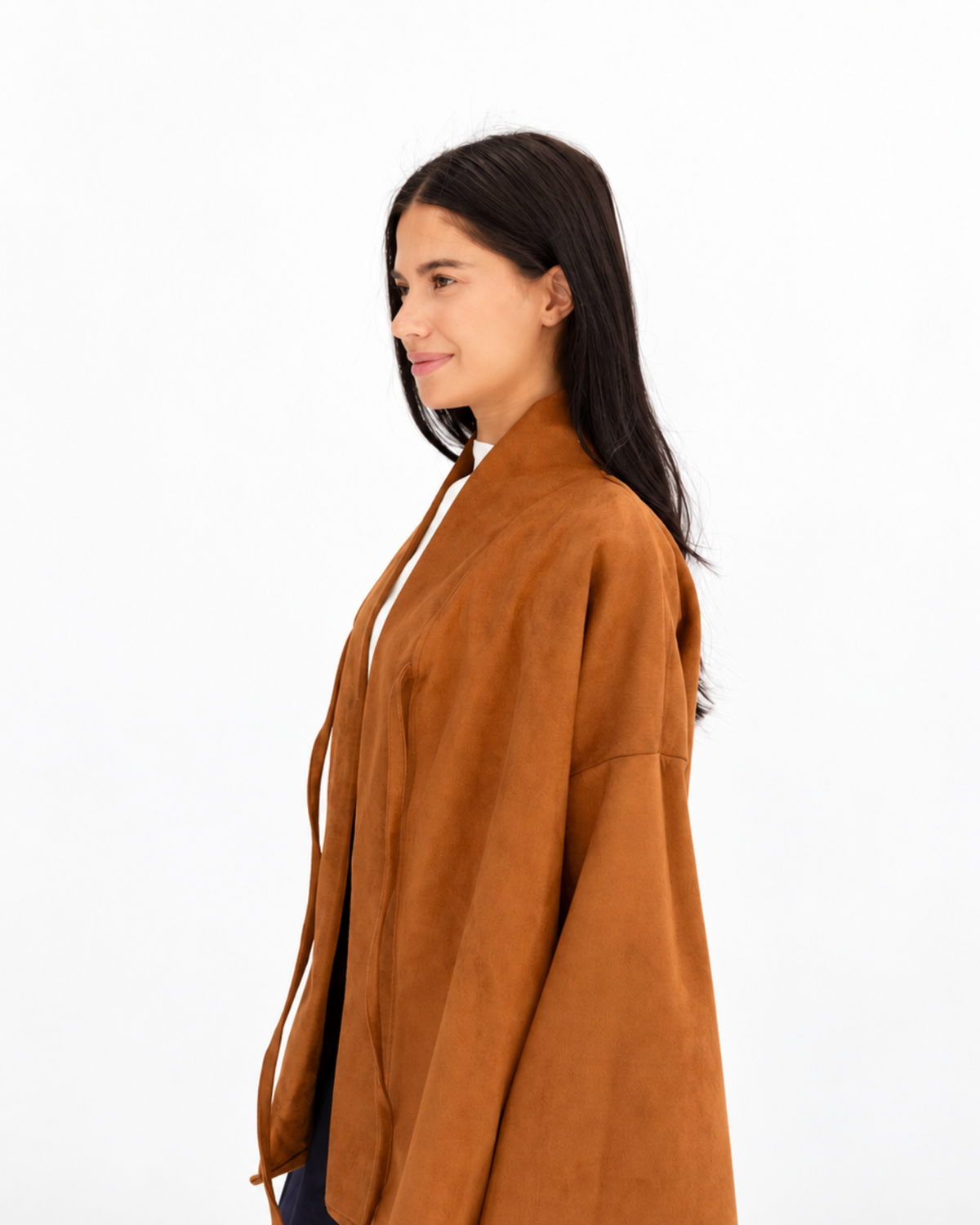 Caramel Suede Kimono