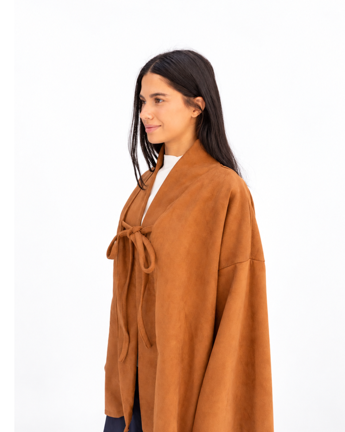 Caramel Suede Kimono