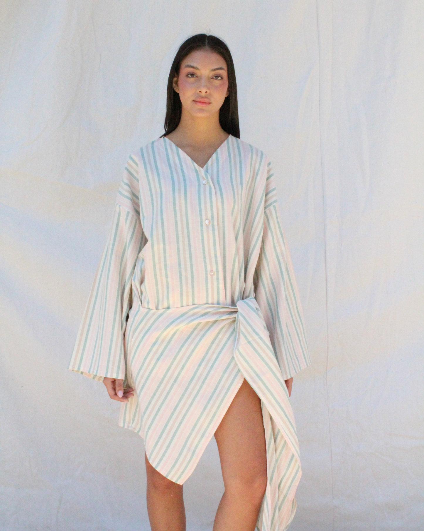 Summer wrap up shirt