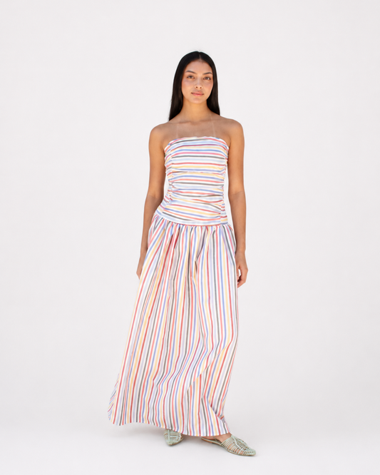 Flatter dress 2.0 in stripes