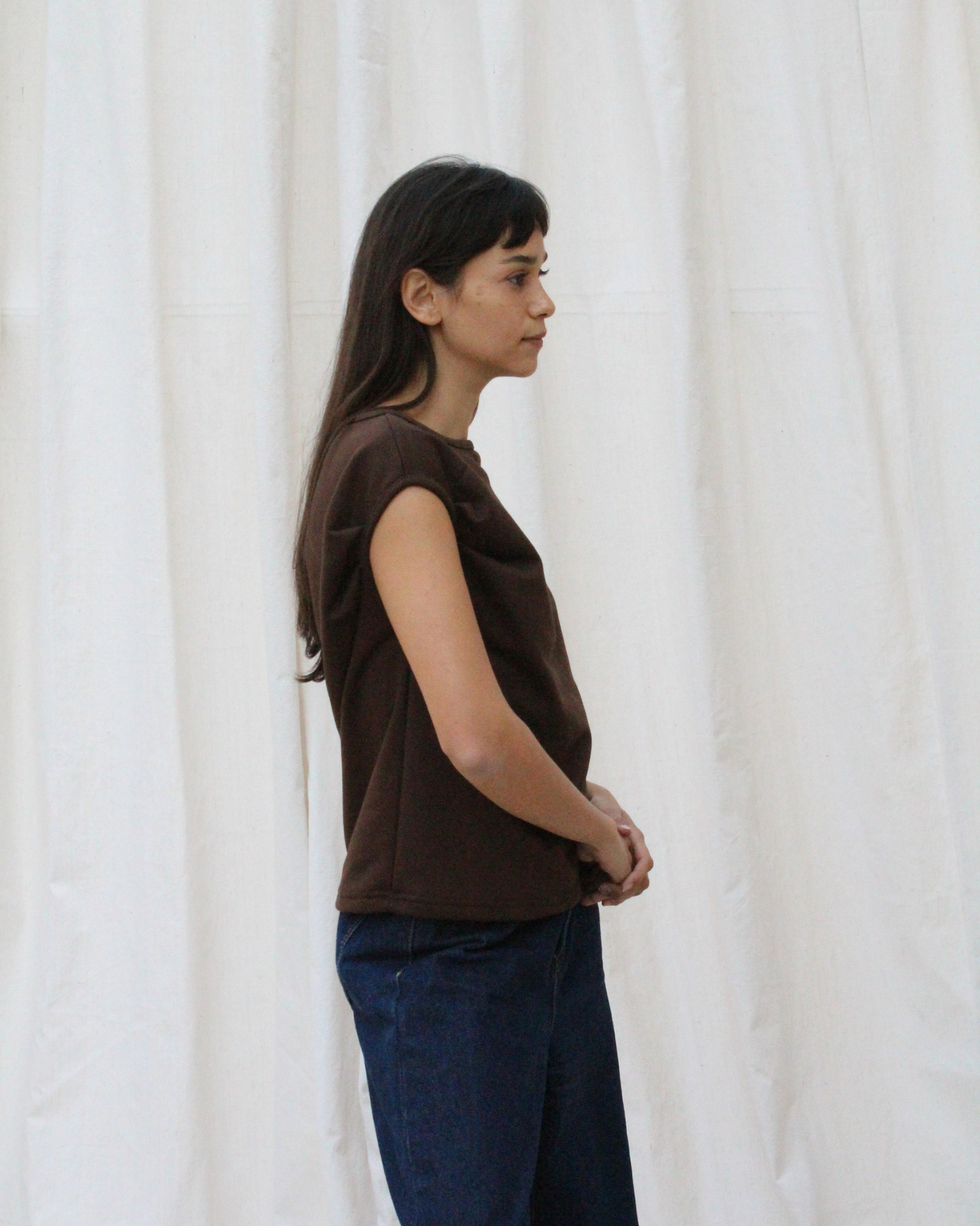 Norma top in brown