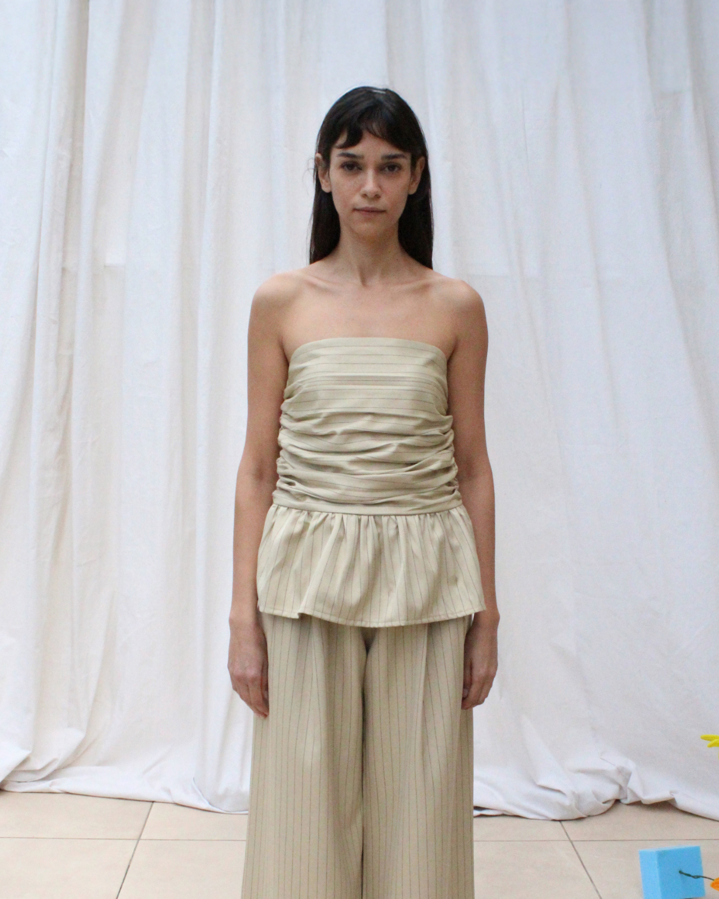 Dance top in beige