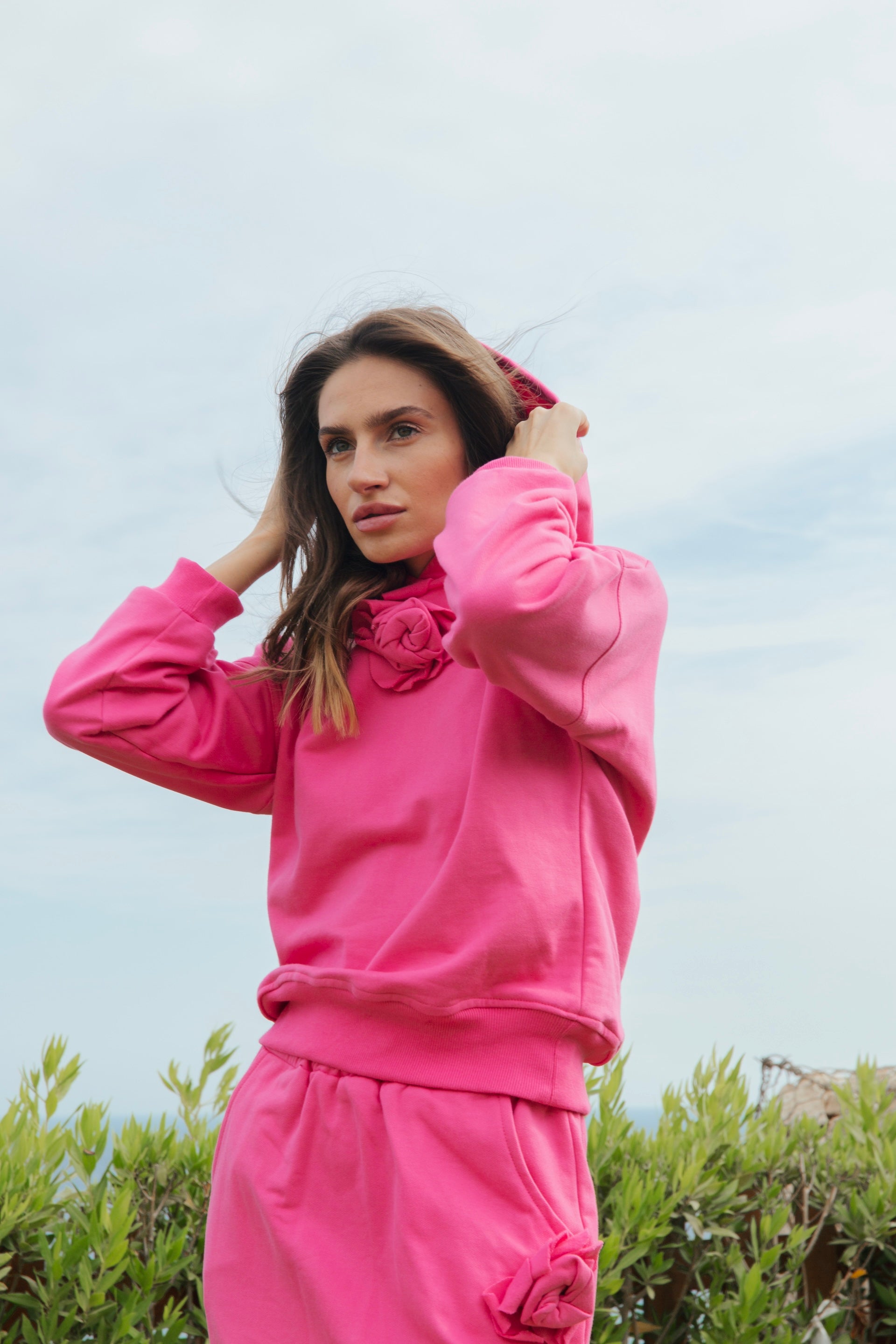 Barbie sweatshirt in fuschia