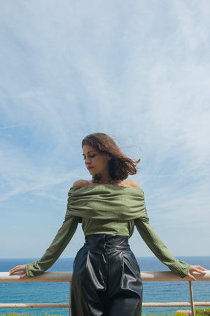 Be mine top in green